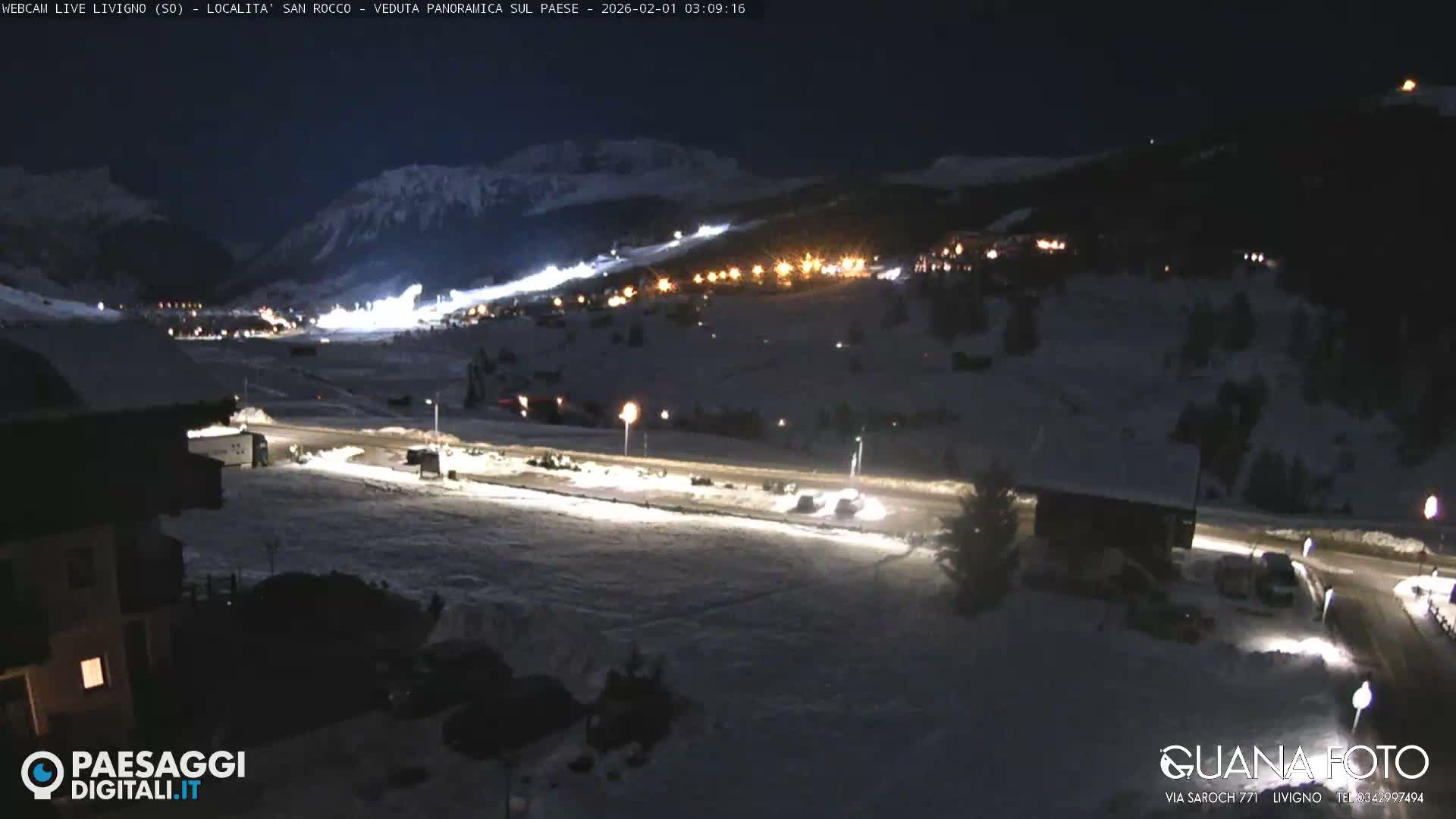 Livigno San Rocco Plateau Live Cam - Sondrio, Lombardy, Italy