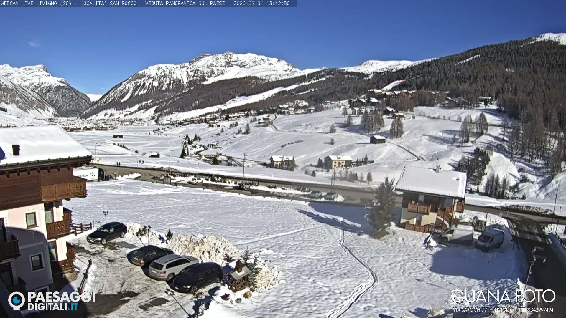 Livigno San Rocco Plateau Live Cam - Sondrio, Lombardy, Italy