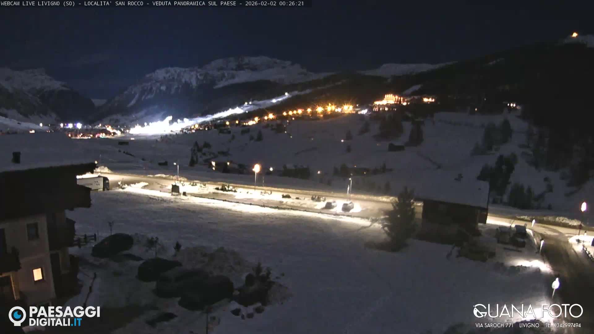 Livigno San Rocco Plateau Live Cam - Sondrio, Lombardy, Italy