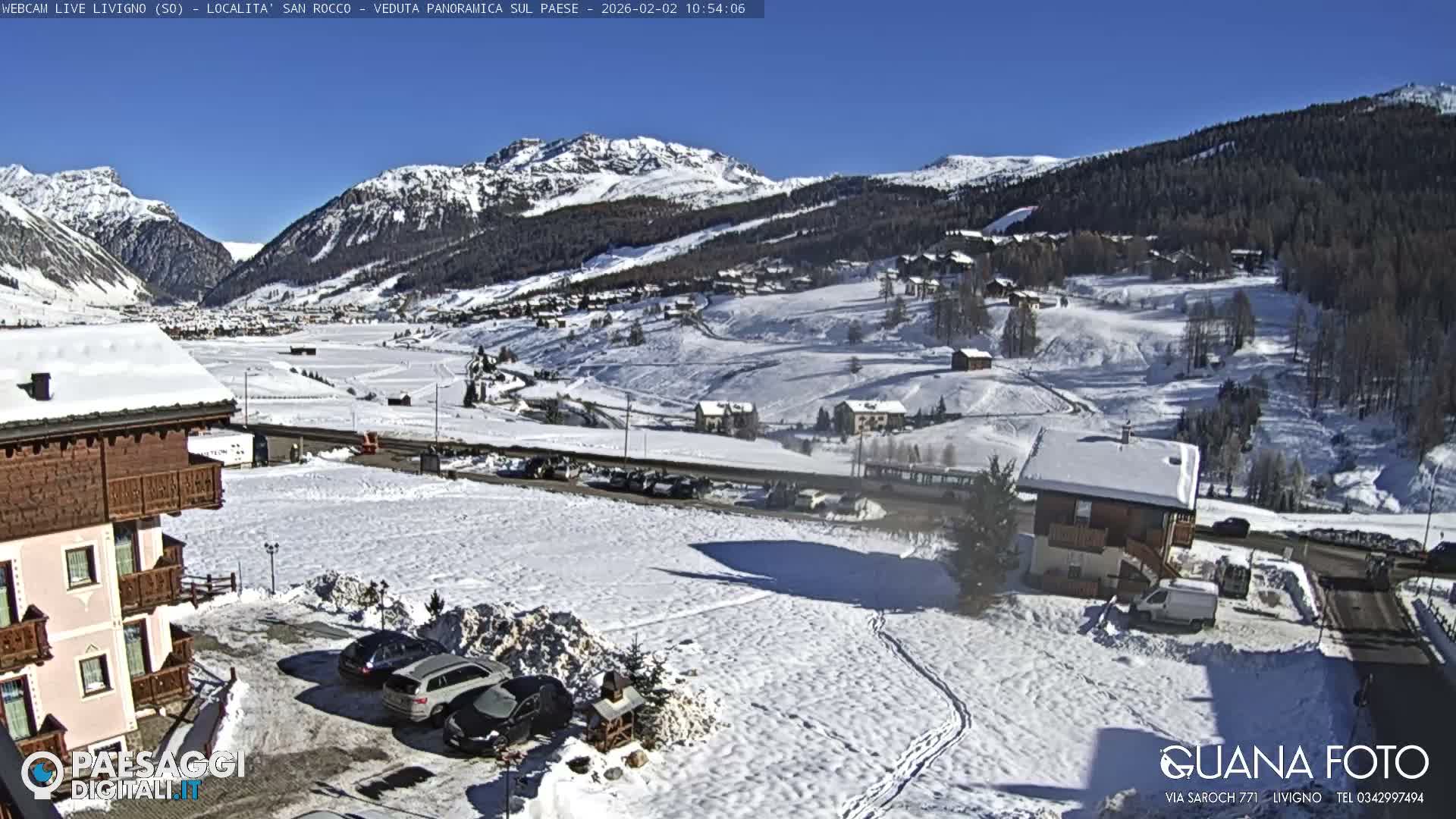 Livigno San Rocco Plateau Live Cam - Sondrio, Lombardy, Italy