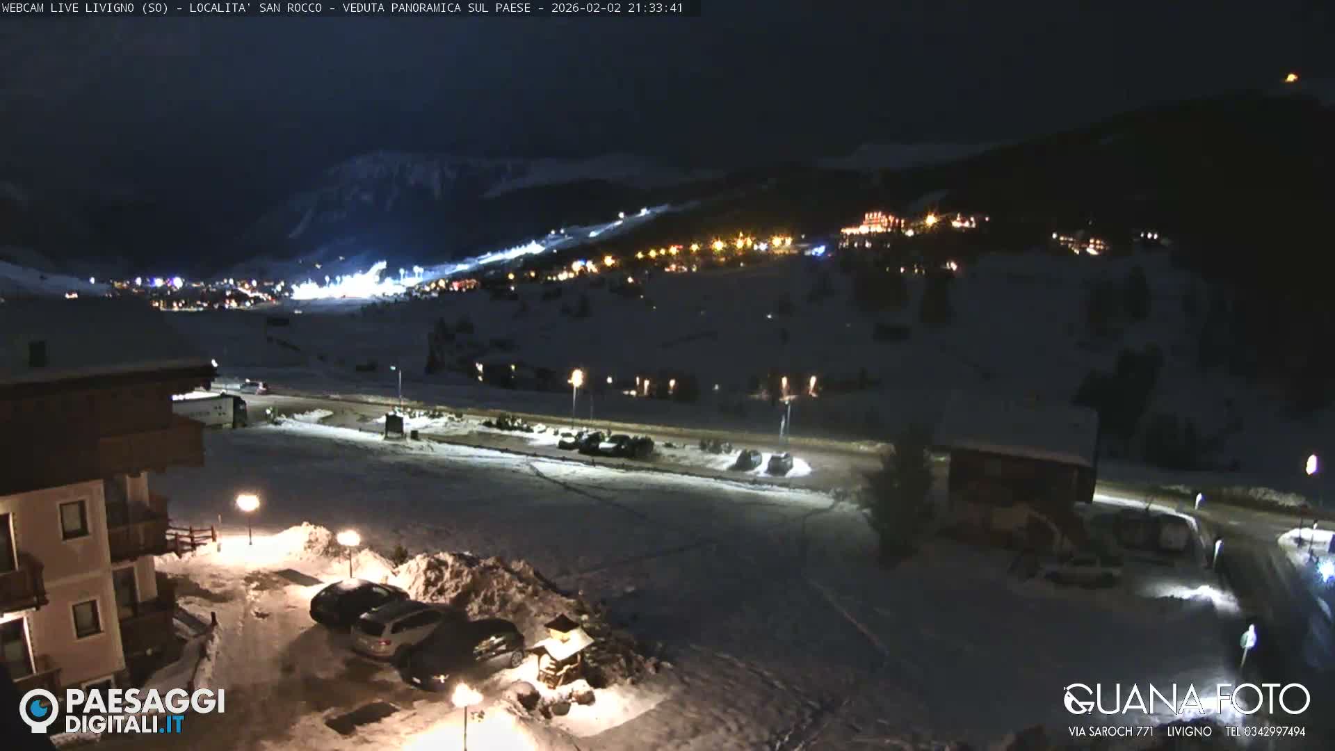 Livigno San Rocco Plateau Live Cam - Sondrio, Lombardy, Italy