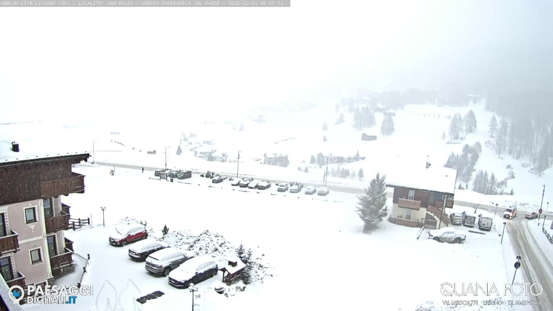 Livigno San Rocco Plateau Live Cam - Sondrio, Lombardy, Italy