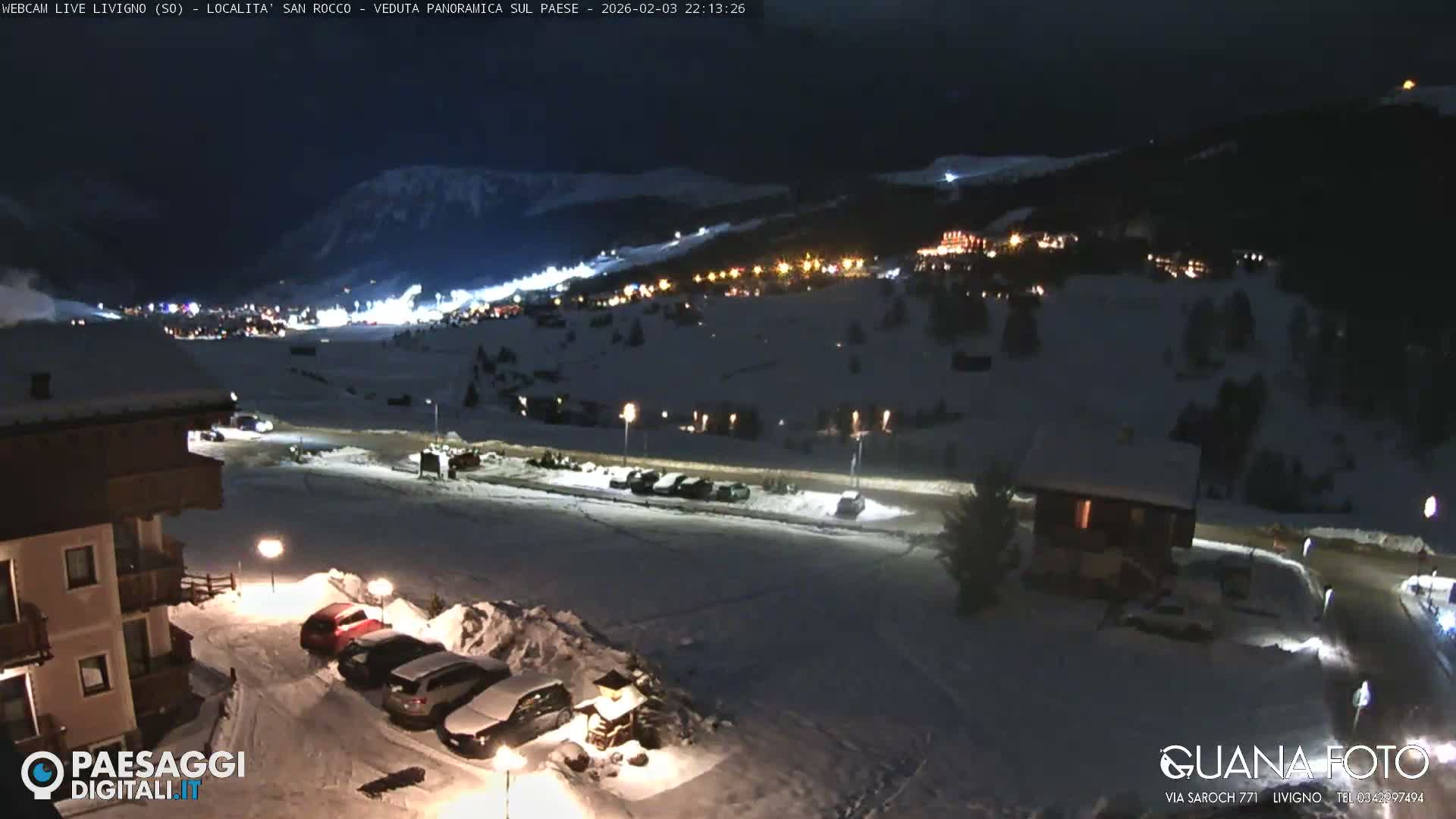 Livigno San Rocco Plateau Live Cam - Sondrio, Lombardy, Italy
