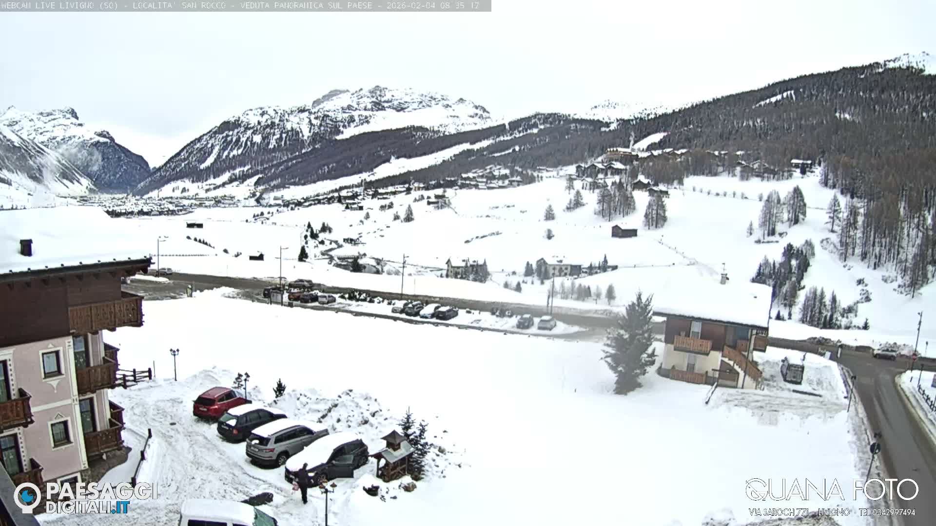 Livigno San Rocco Plateau Live Cam - Sondrio, Lombardy, Italy