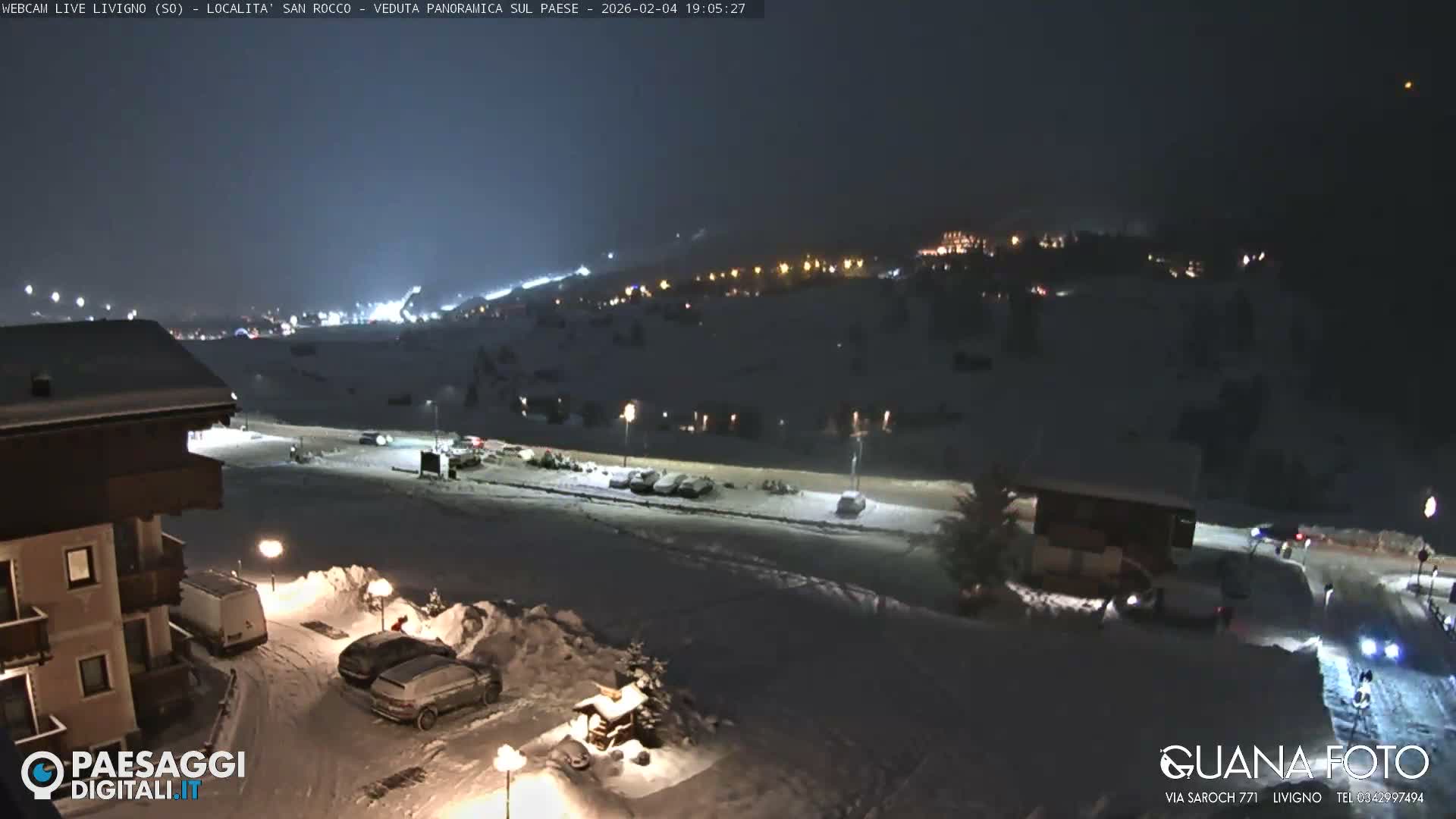 Livigno San Rocco Plateau Live Cam - Sondrio, Lombardy, Italy