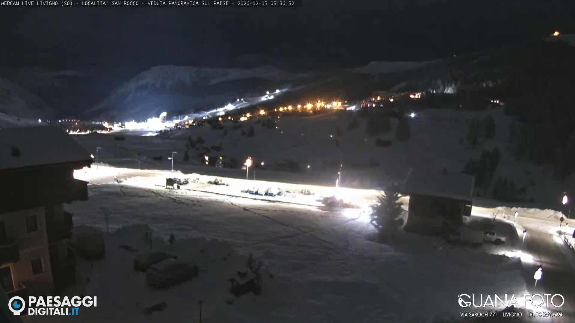 Livigno San Rocco Plateau Live Cam - Sondrio, Lombardy, Italy