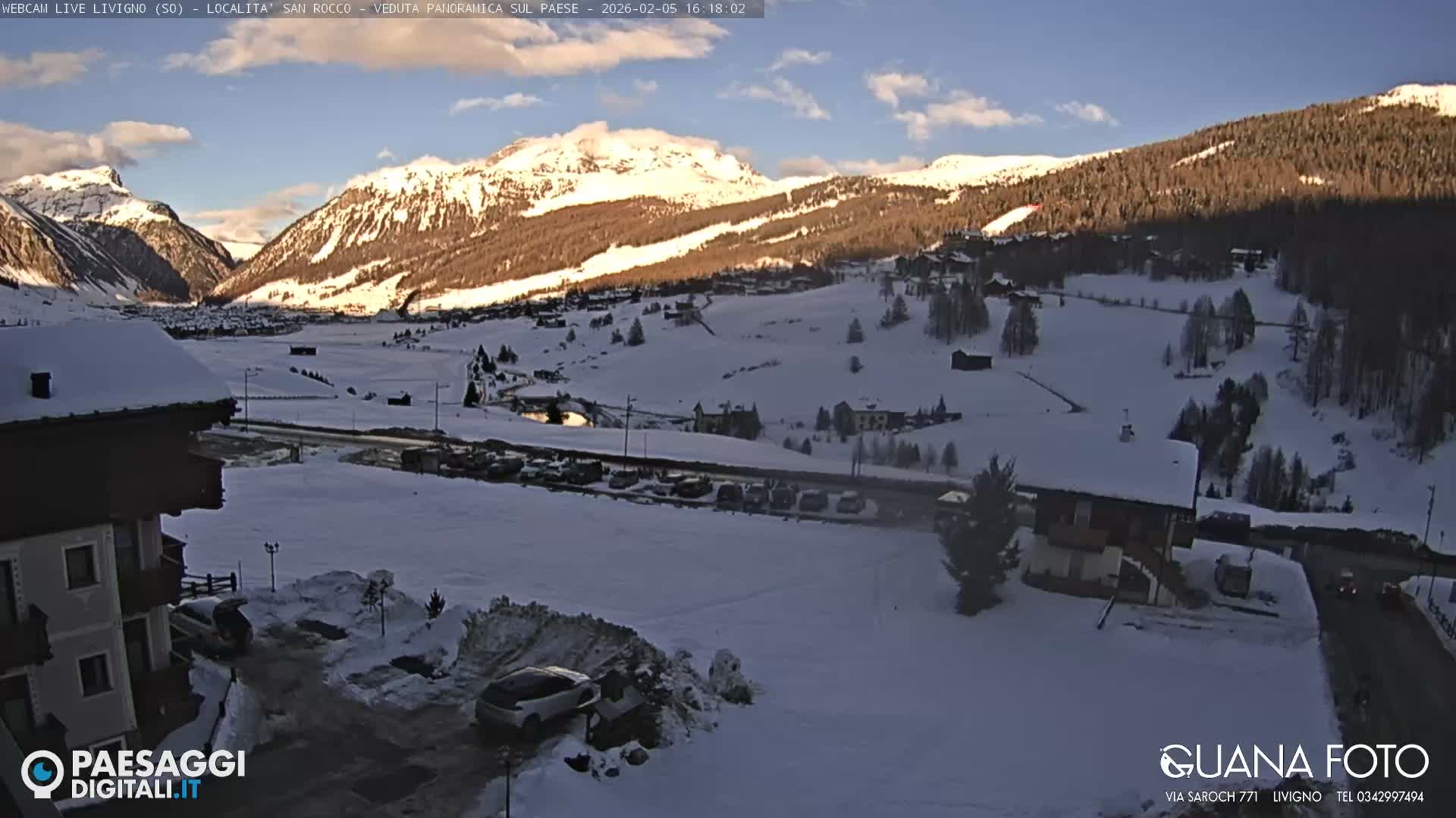 Livigno San Rocco Plateau Live Cam - Sondrio, Lombardy, Italy