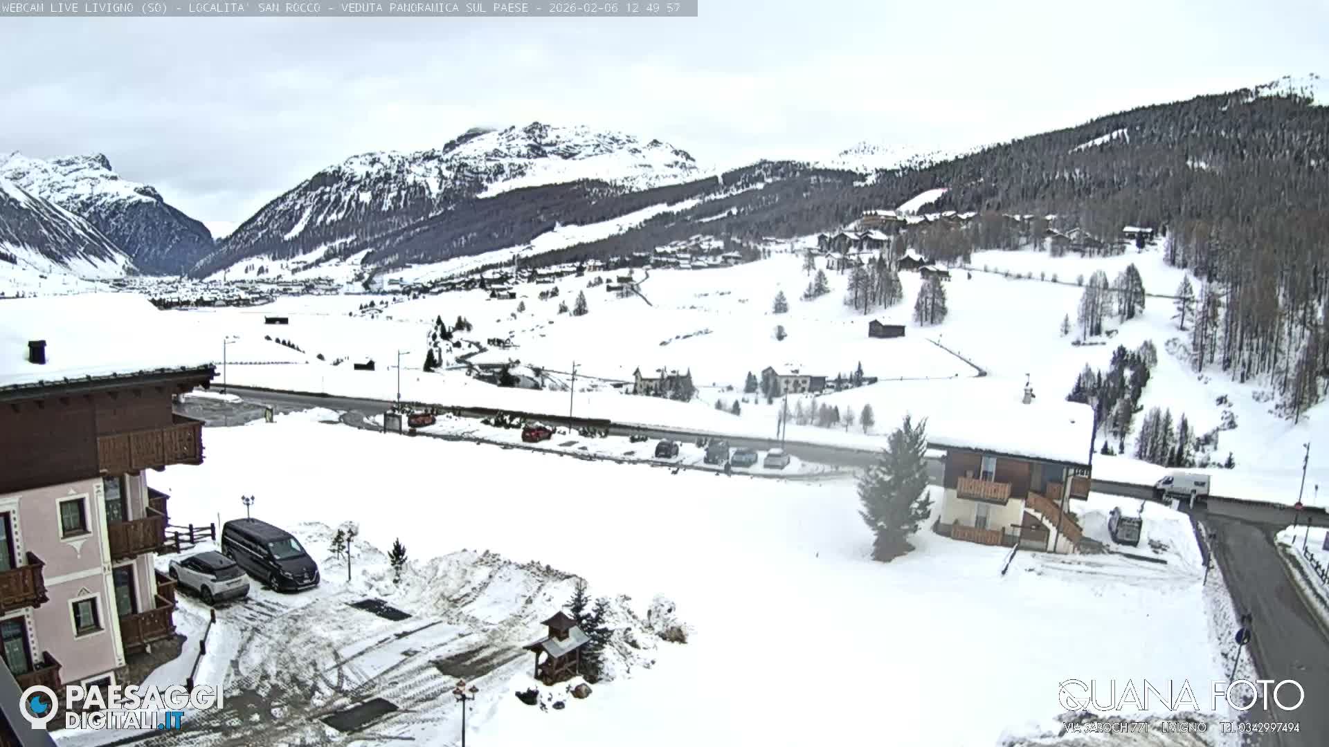 Livigno San Rocco Plateau Live Cam - Sondrio, Lombardy, Italy