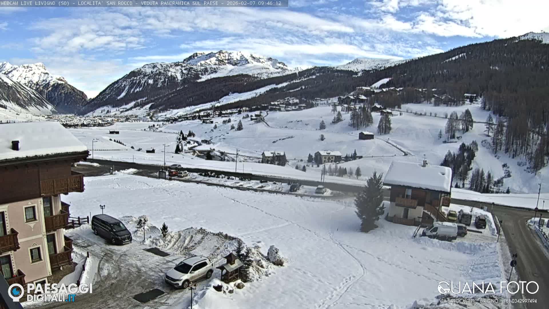 Livigno San Rocco Plateau Live Cam - Sondrio, Lombardy, Italy
