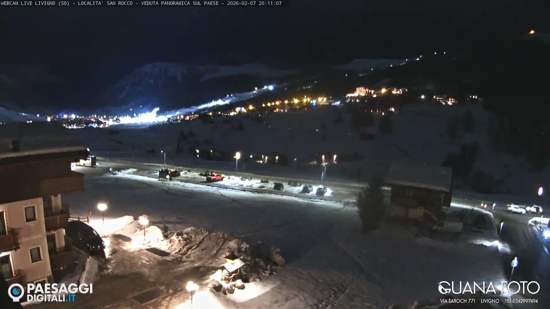Livigno San Rocco Plateau Live Cam - Sondrio, Lombardy, Italy