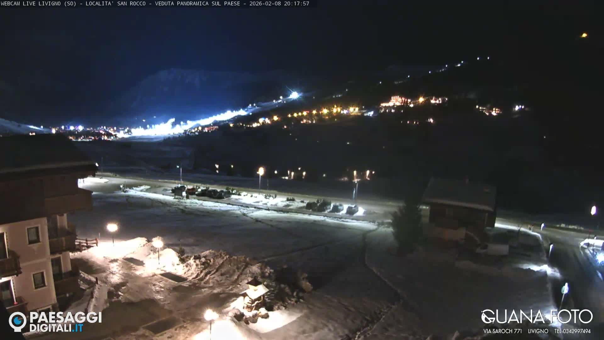 Livigno San Rocco Plateau Live Cam - Sondrio, Lombardy, Italy