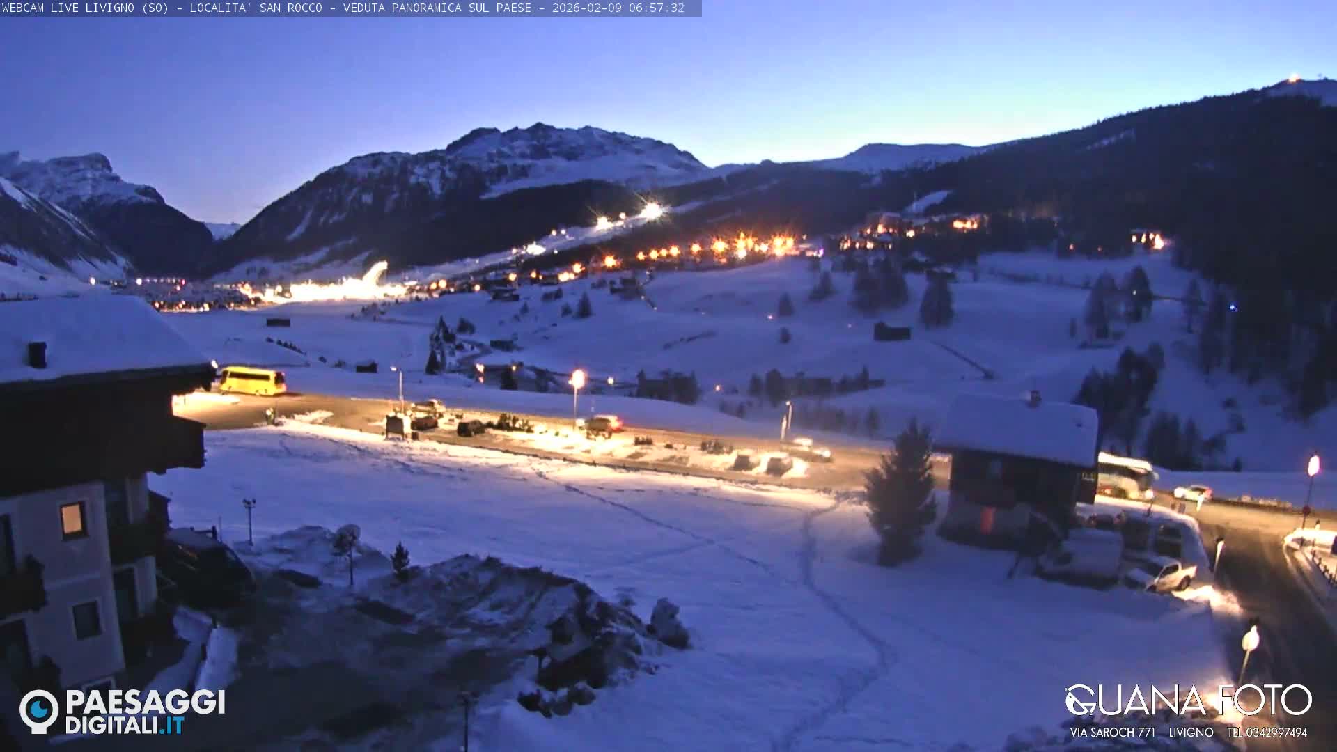 Livigno San Rocco Plateau Live Cam - Sondrio, Lombardy, Italy