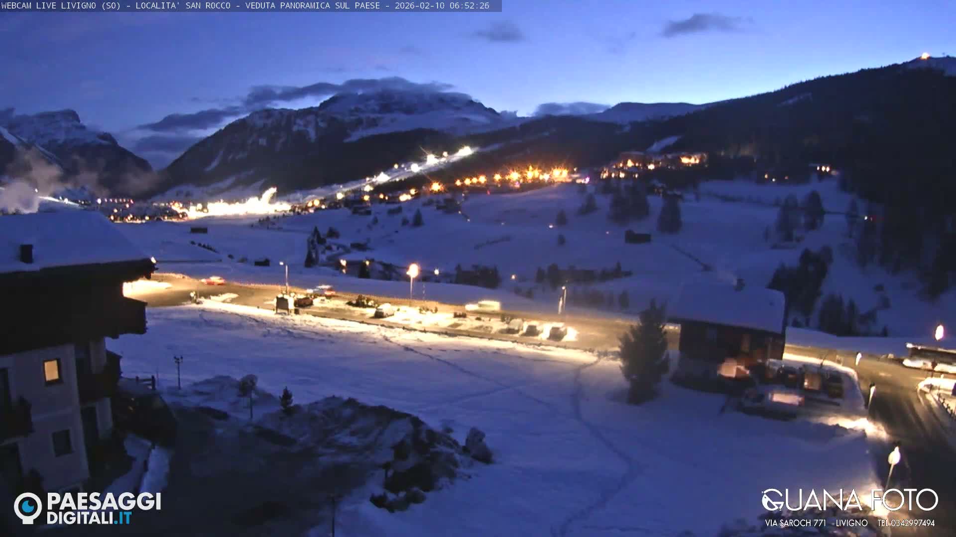 Livigno San Rocco Plateau Live Cam - Sondrio, Lombardy, Italy