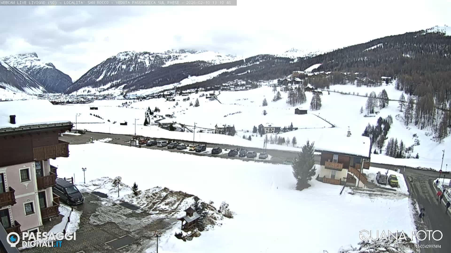 Livigno San Rocco Plateau Live Cam - Sondrio, Lombardy, Italy