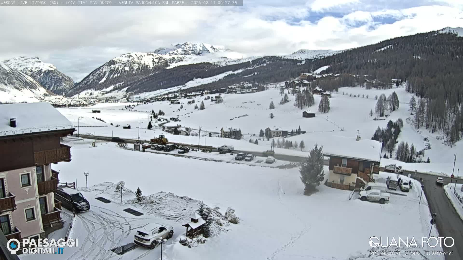 Livigno San Rocco Plateau Live Cam - Sondrio, Lombardy, Italy