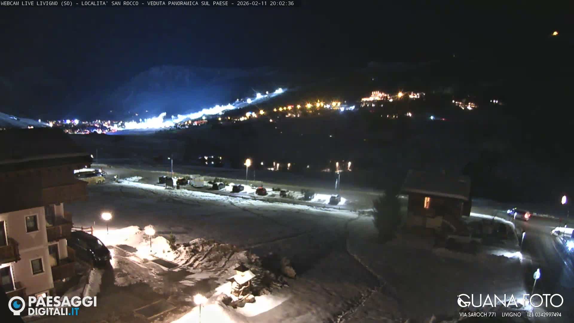 Livigno San Rocco Plateau Live Cam - Sondrio, Lombardy, Italy