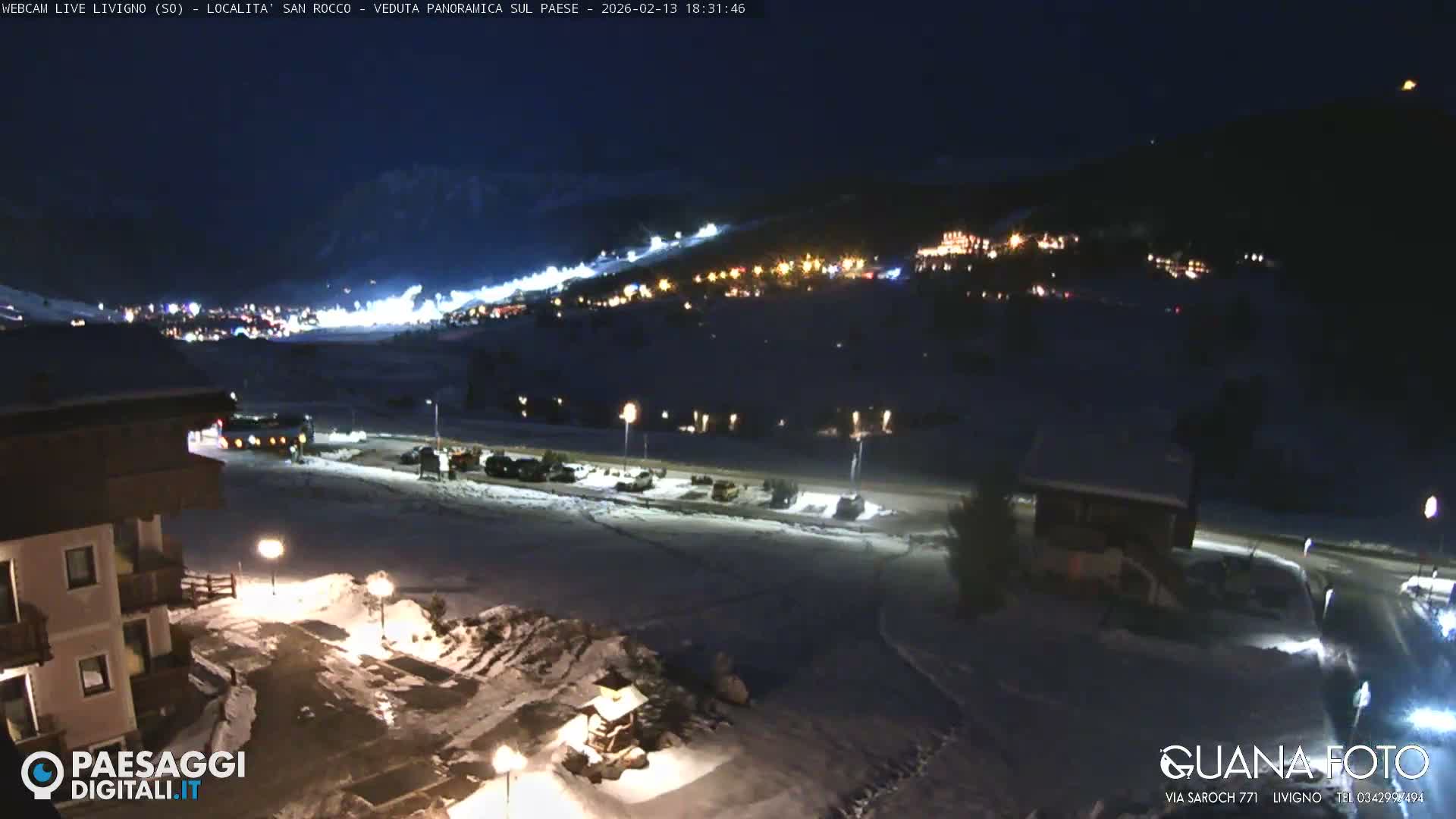 Livigno San Rocco Plateau Live Cam - Sondrio, Lombardy, Italy