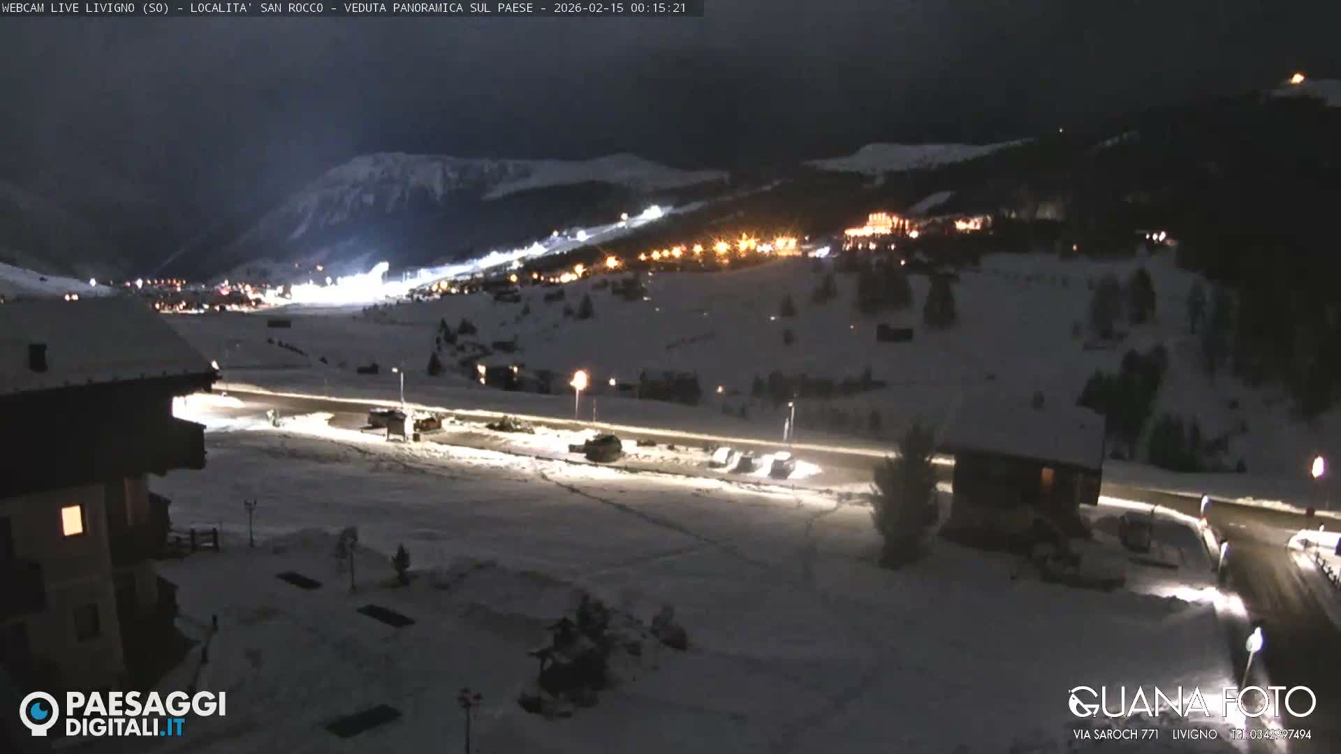 Livigno San Rocco Plateau Live Cam - Sondrio, Lombardy, Italy