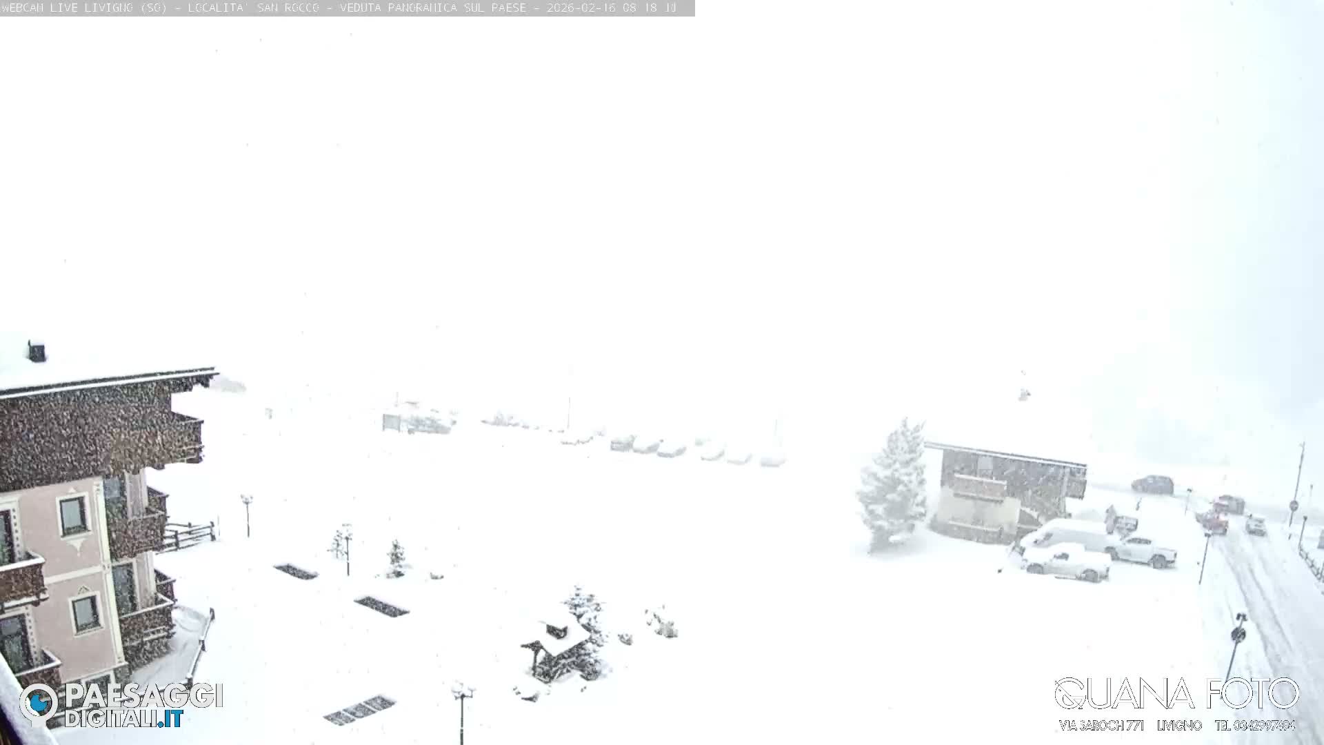 Livigno San Rocco Plateau Live Cam - Sondrio, Lombardy, Italy