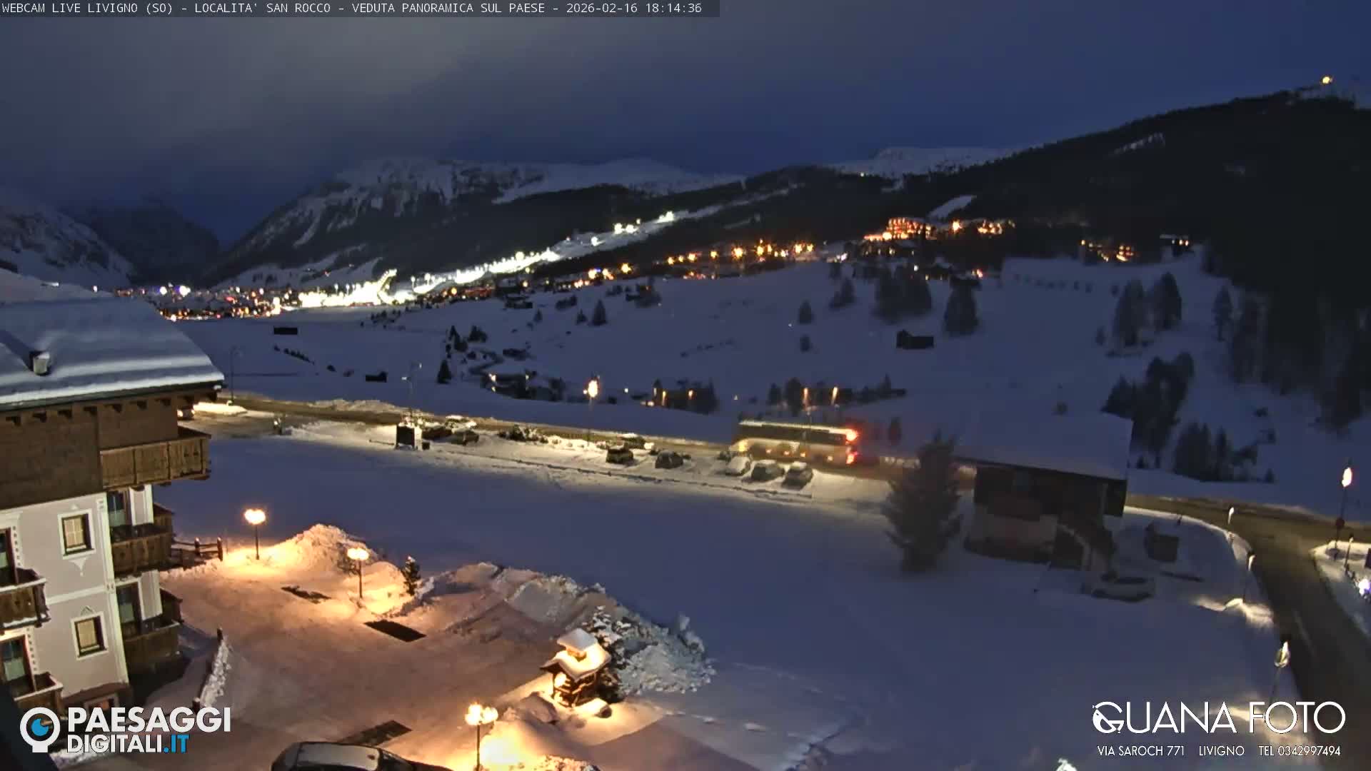 Livigno San Rocco Plateau Live Cam - Sondrio, Lombardy, Italy