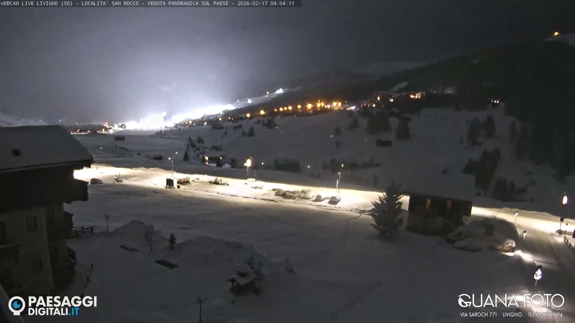 Livigno San Rocco Plateau Live Cam - Sondrio, Lombardy, Italy