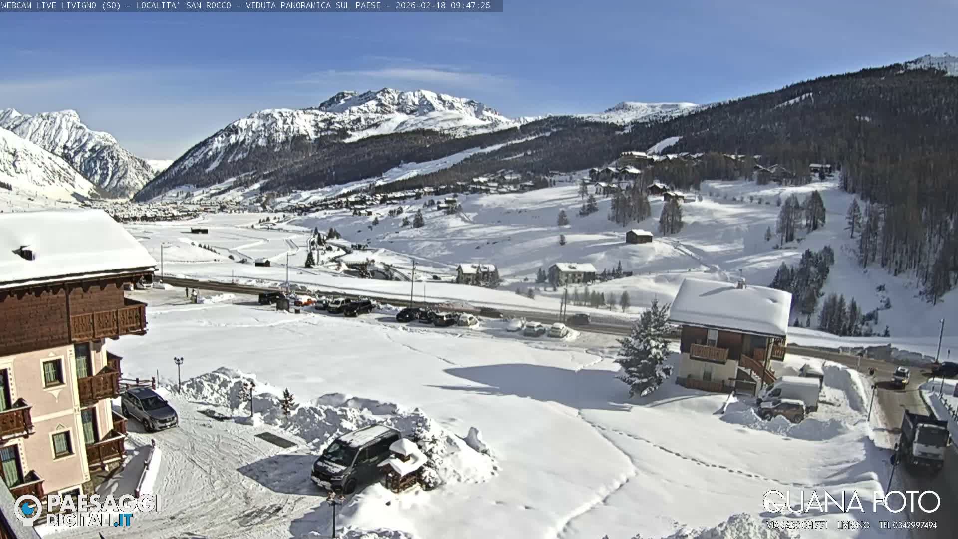 Livigno San Rocco Plateau Live Cam - Sondrio, Lombardy, Italy