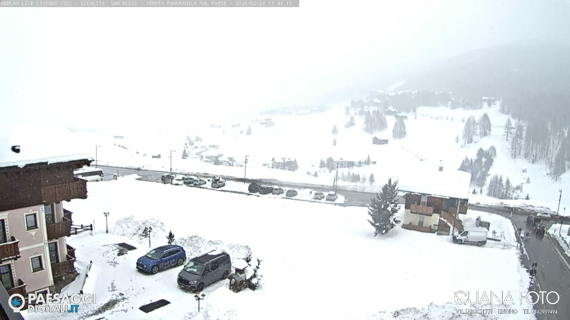 Livigno San Rocco Plateau Live Cam - Sondrio, Lombardy, Italy
