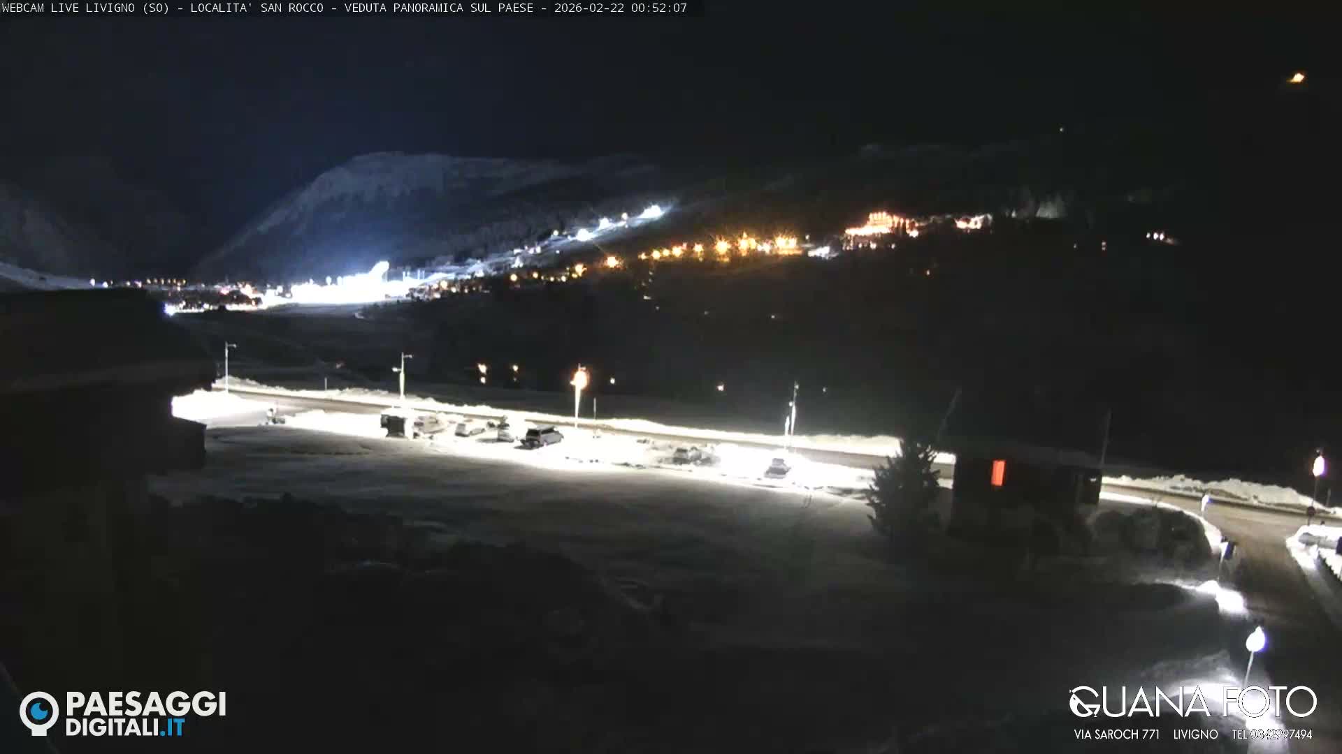 Livigno San Rocco Plateau Live Cam - Sondrio, Lombardy, Italy