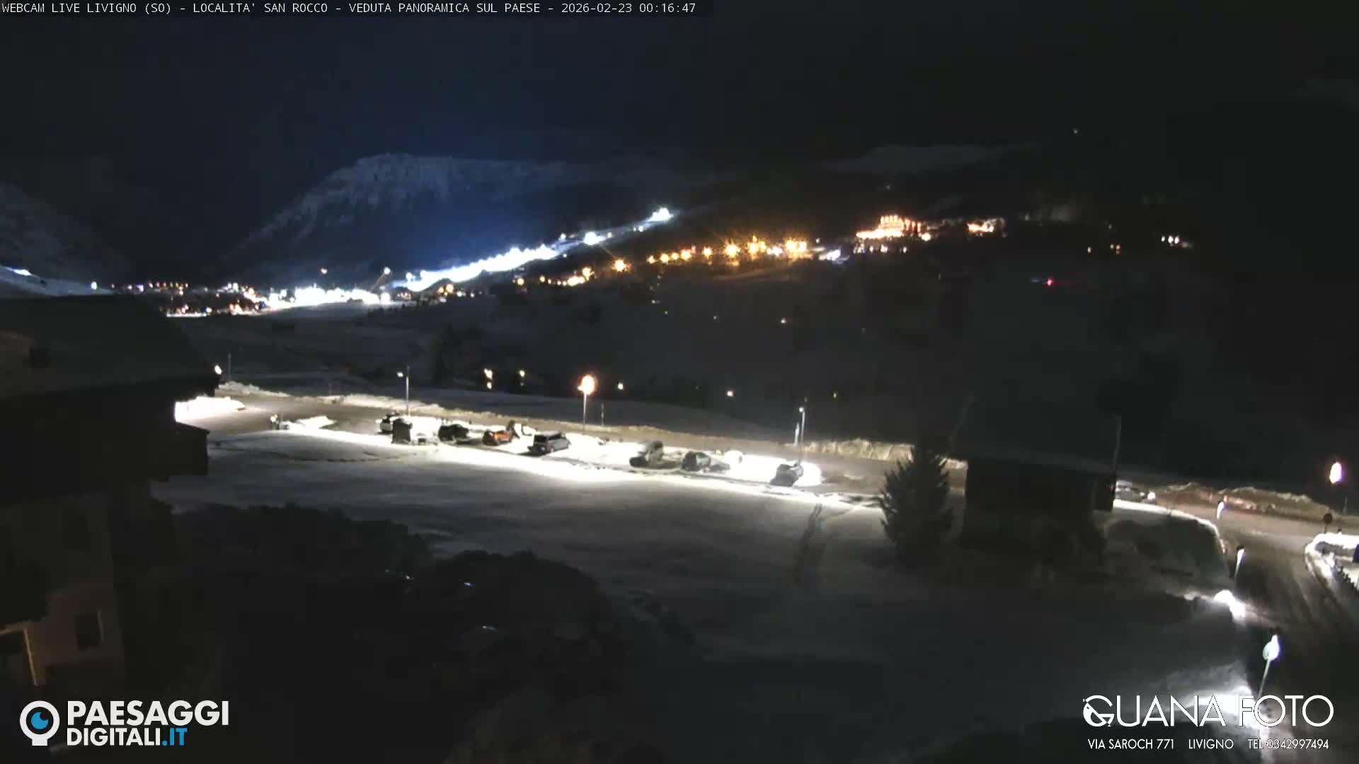 Livigno San Rocco Plateau Live Cam - Sondrio, Lombardy, Italy