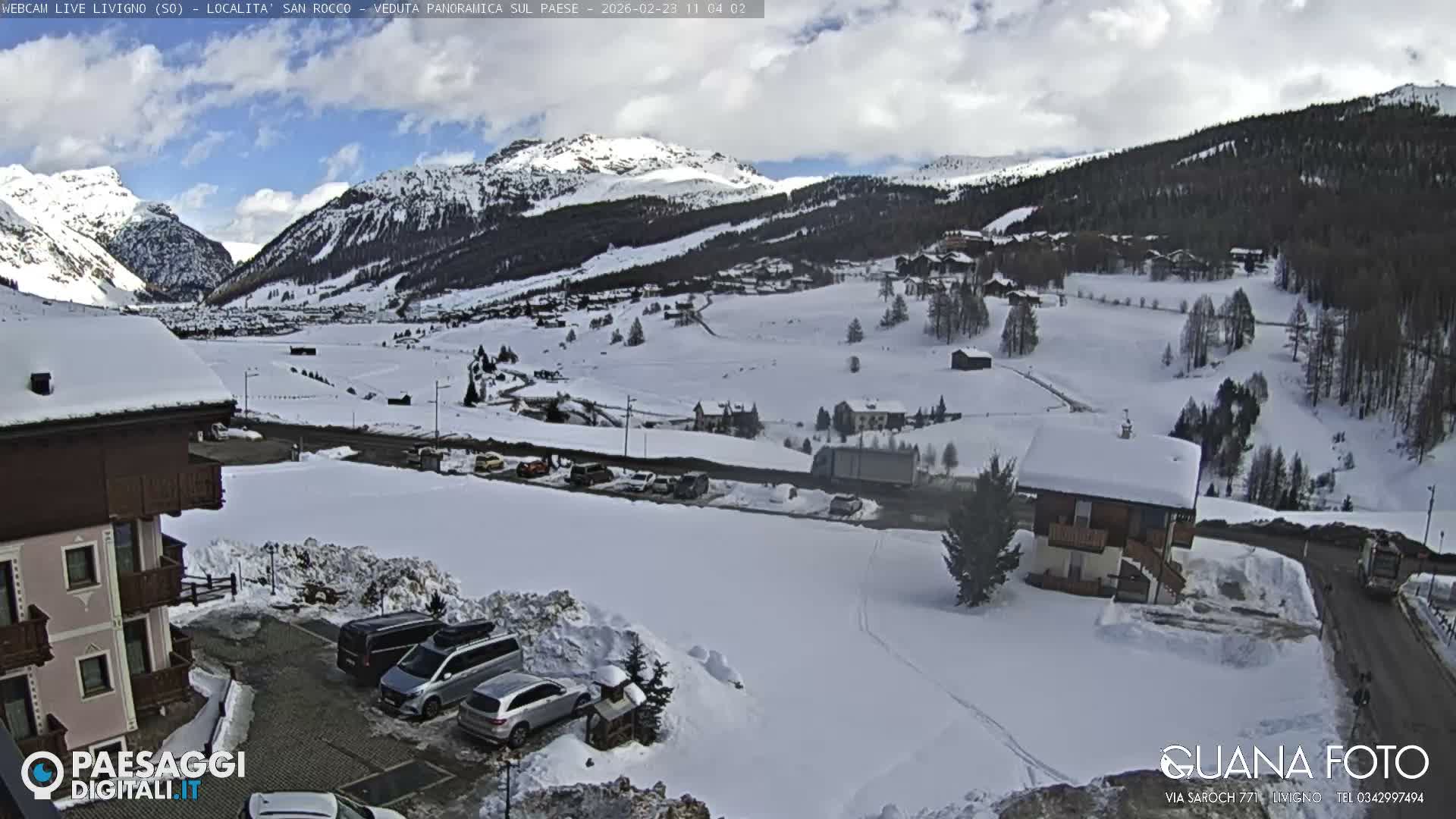 Livigno San Rocco Plateau Live Cam - Sondrio, Lombardy, Italy