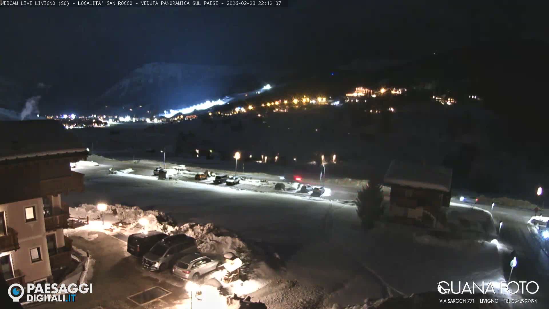 Livigno San Rocco Plateau Live Cam - Sondrio, Lombardy, Italy