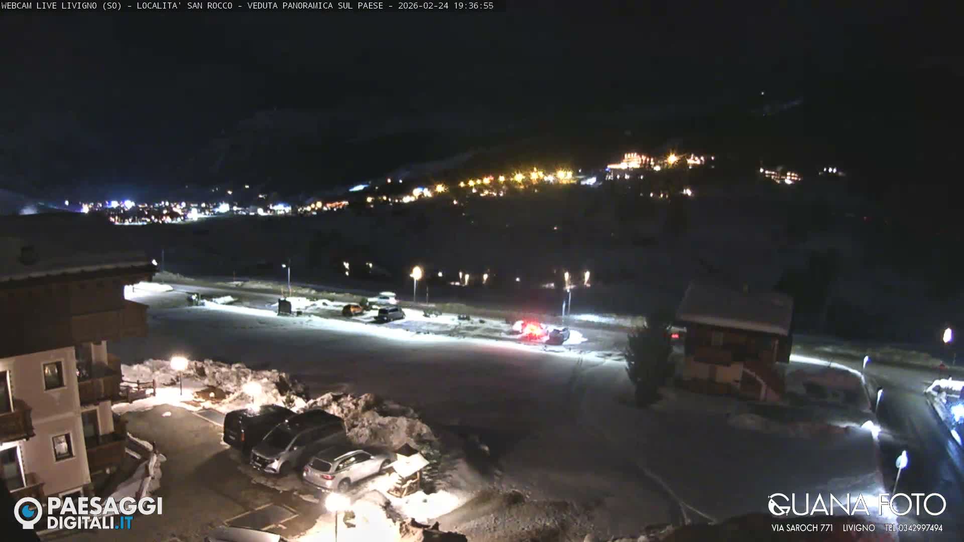 Livigno San Rocco Plateau Live Cam - Sondrio, Lombardy, Italy