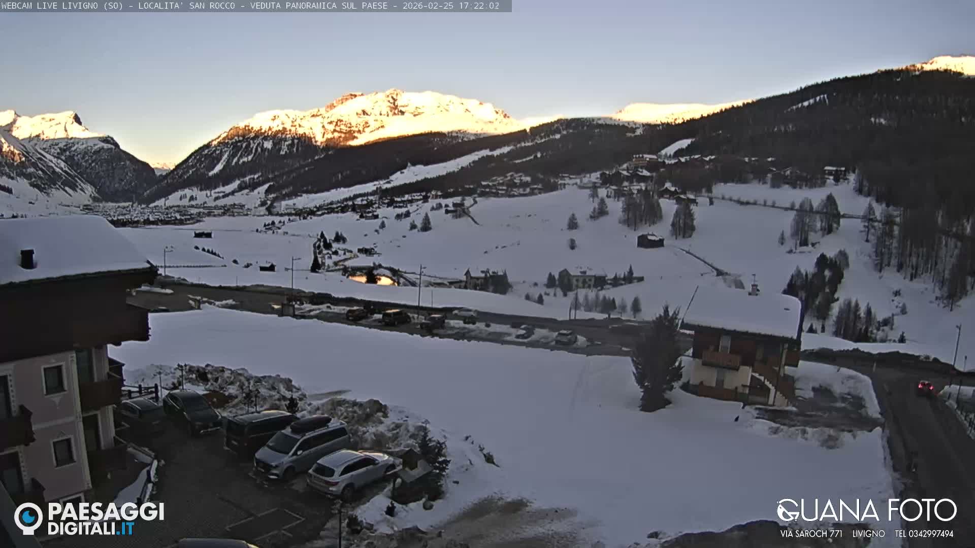 Livigno San Rocco Plateau Live Cam - Sondrio, Lombardy, Italy