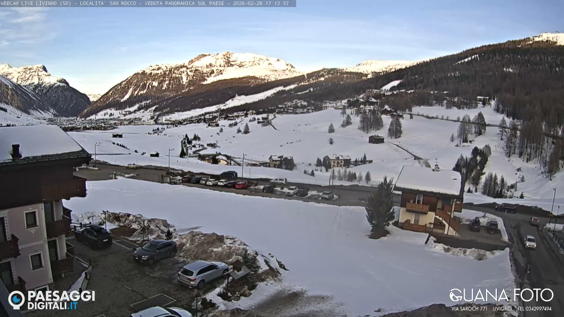 Livigno San Rocco Plateau Live Cam - Sondrio, Lombardy, Italy