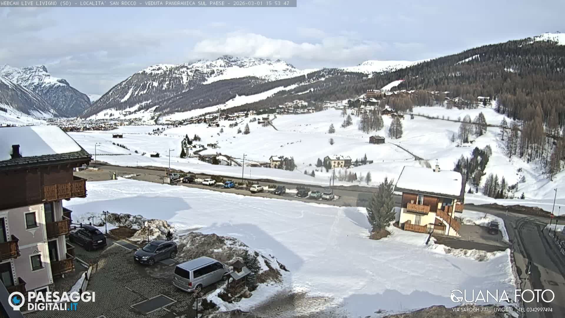 Livigno San Rocco Plateau Live Cam - Sondrio, Lombardy, Italy