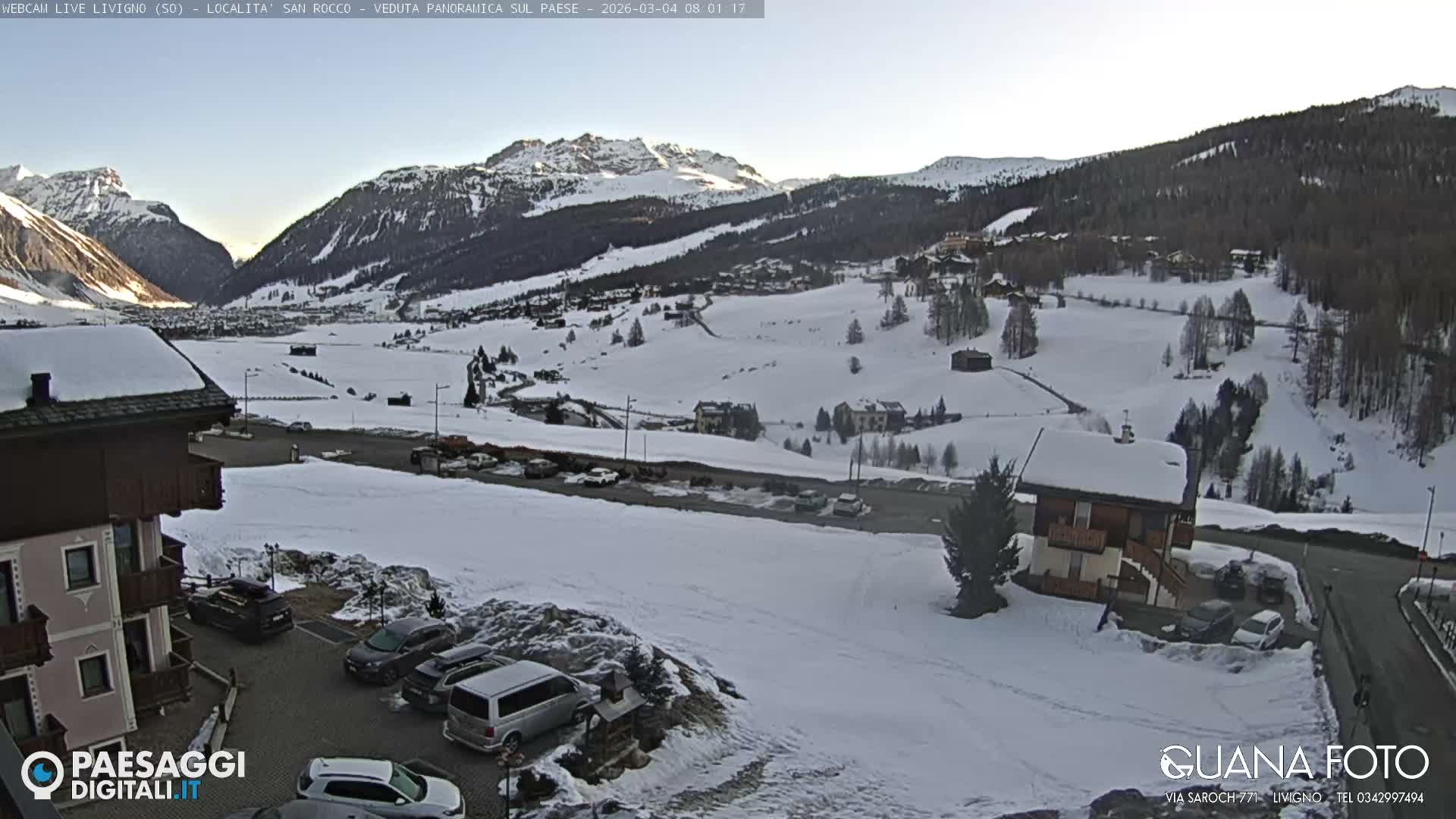Livigno San Rocco Plateau Live Cam - Sondrio, Lombardy, Italy
