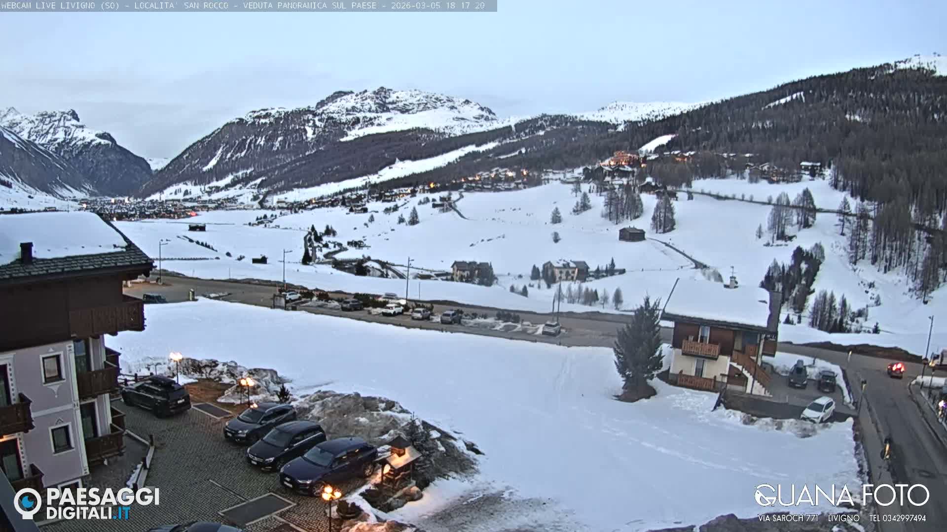 Livigno San Rocco Plateau Live Cam - Sondrio, Lombardy, Italy