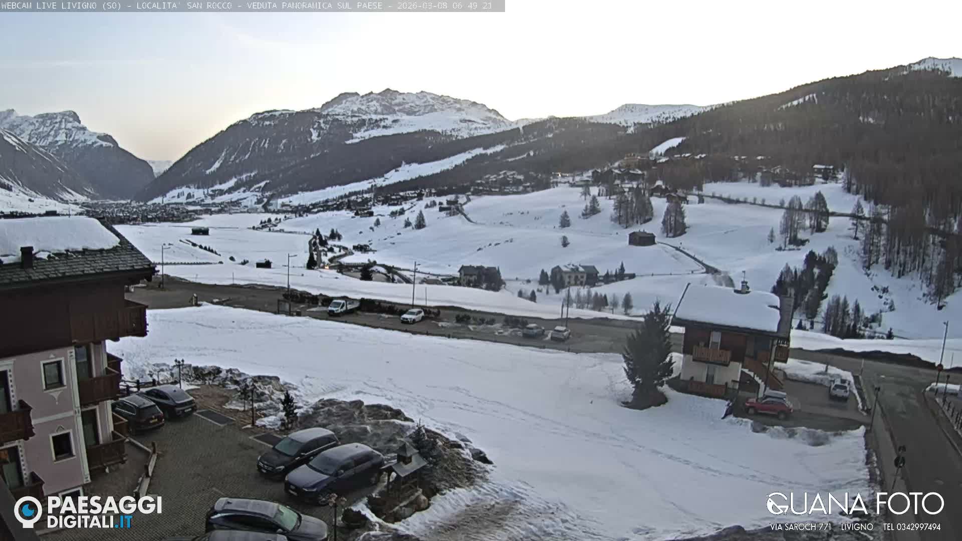 Livigno San Rocco Plateau Live Cam - Sondrio, Lombardy, Italy