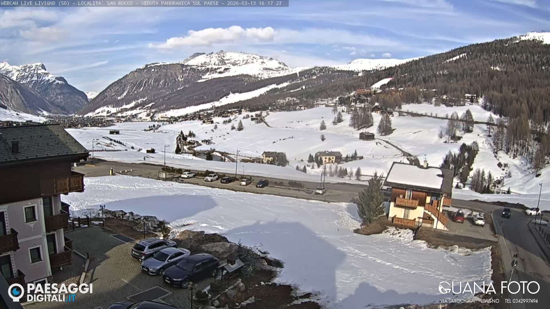 Livigno San Rocco Plateau Live Cam - Sondrio, Lombardy, Italy