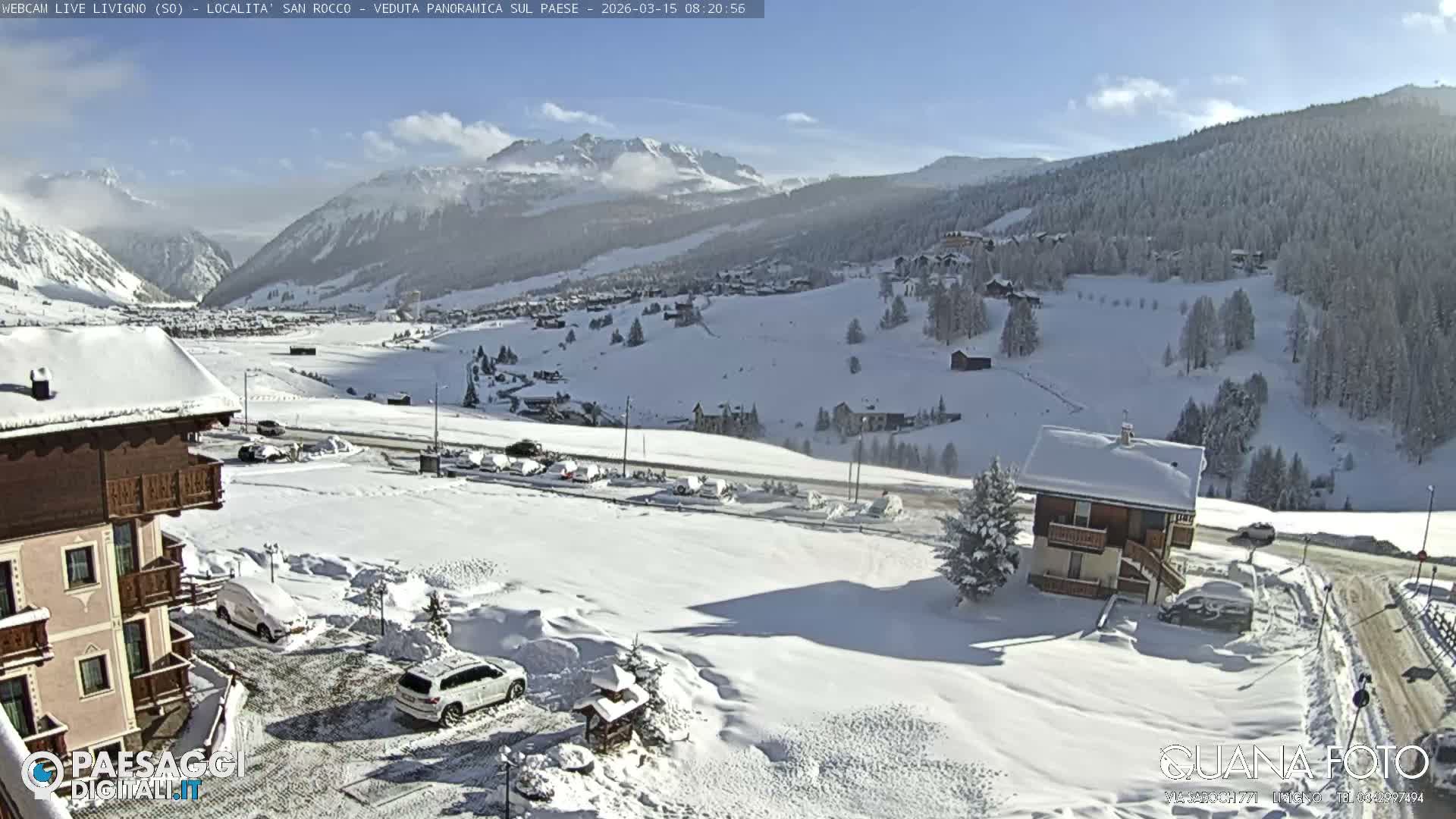 Livigno San Rocco Plateau Live Cam - Sondrio, Lombardy, Italy