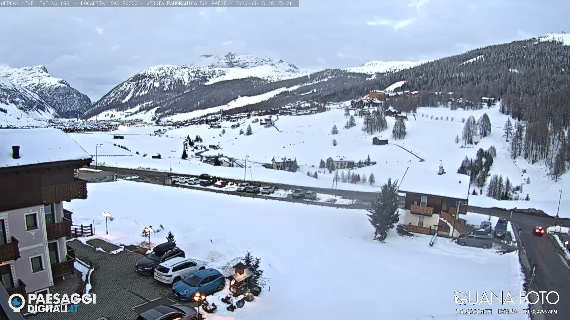 Livigno San Rocco Plateau Live Cam - Sondrio, Lombardy, Italy
