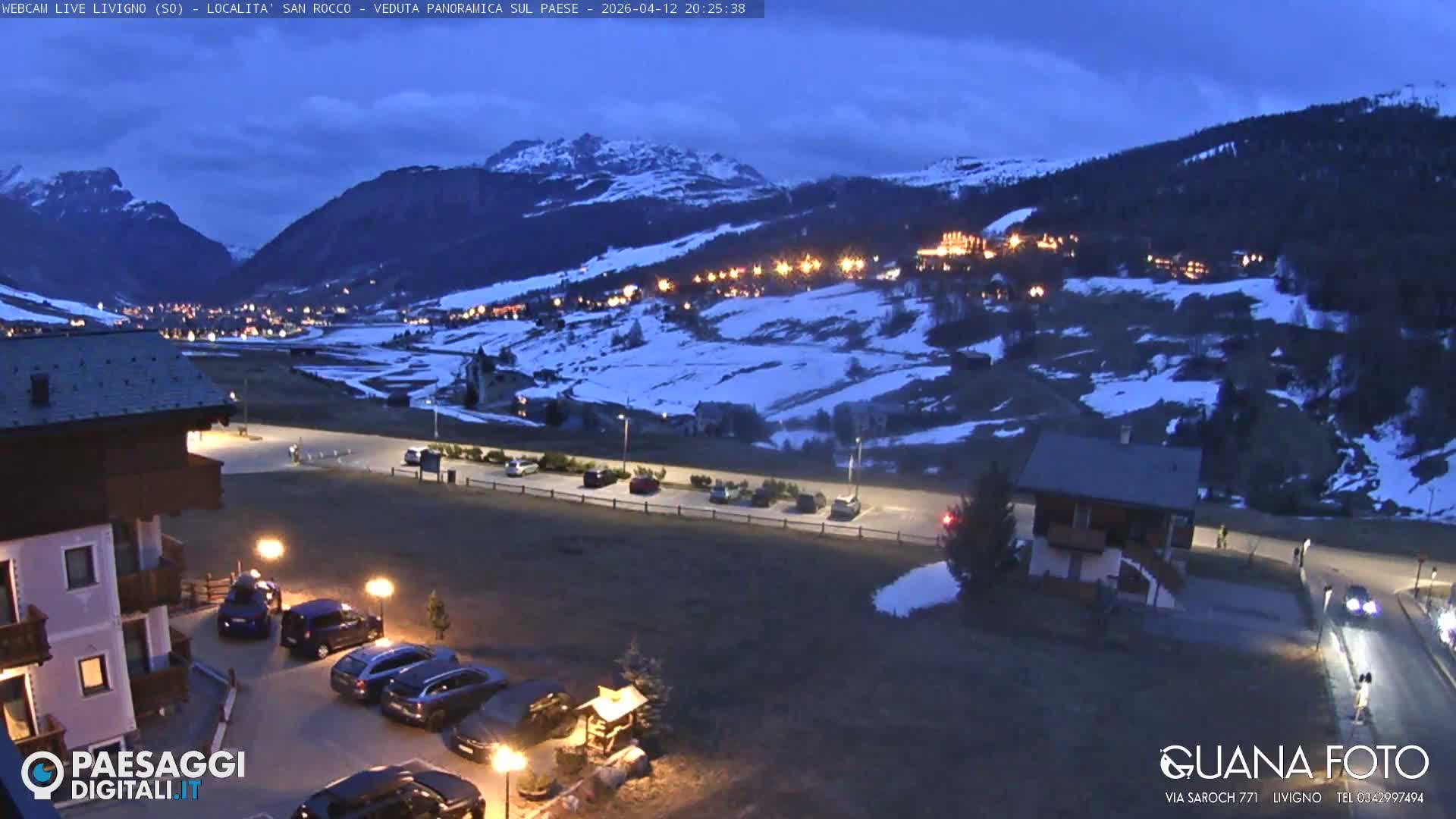 Livigno San Rocco Plateau Live Cam - Sondrio, Lombardy, Italy