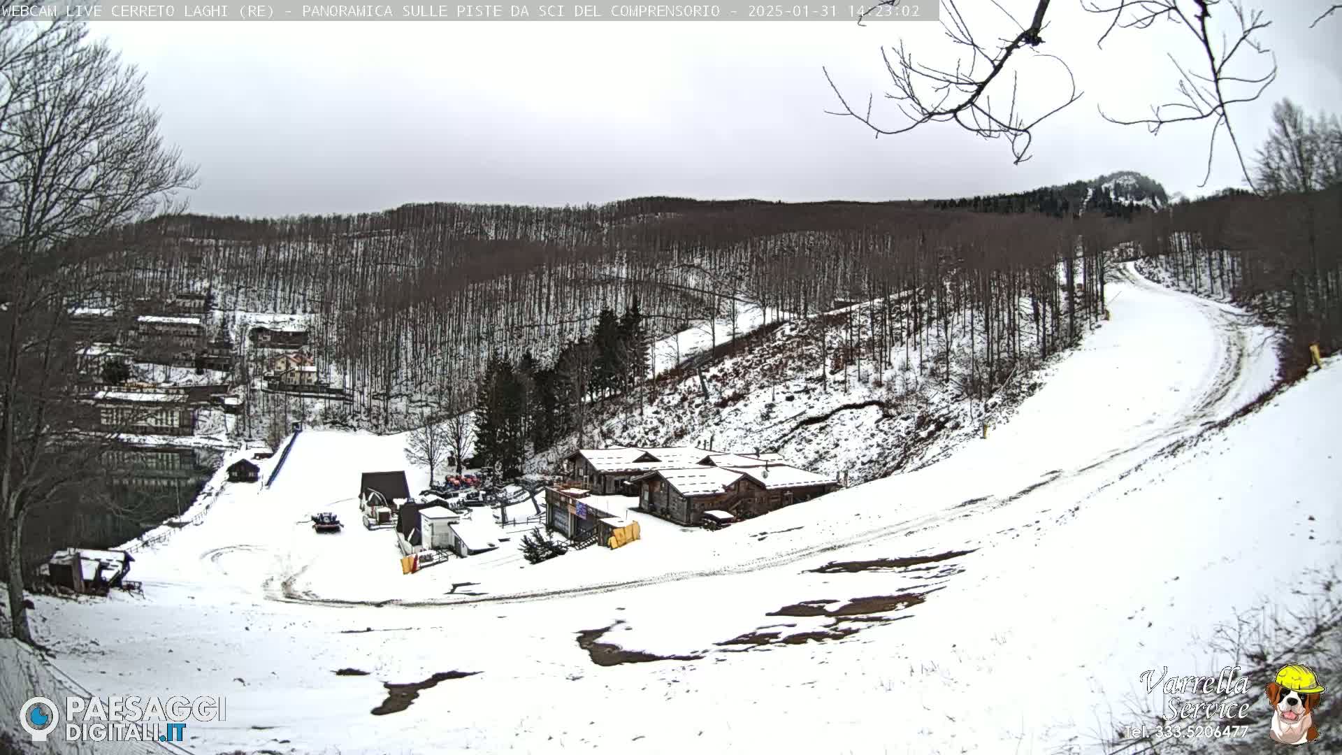  Cerreto Laghi Lakes & Ski Lifts Live Cam -  Reggio Emilia, Emilia-Romagna, Italy