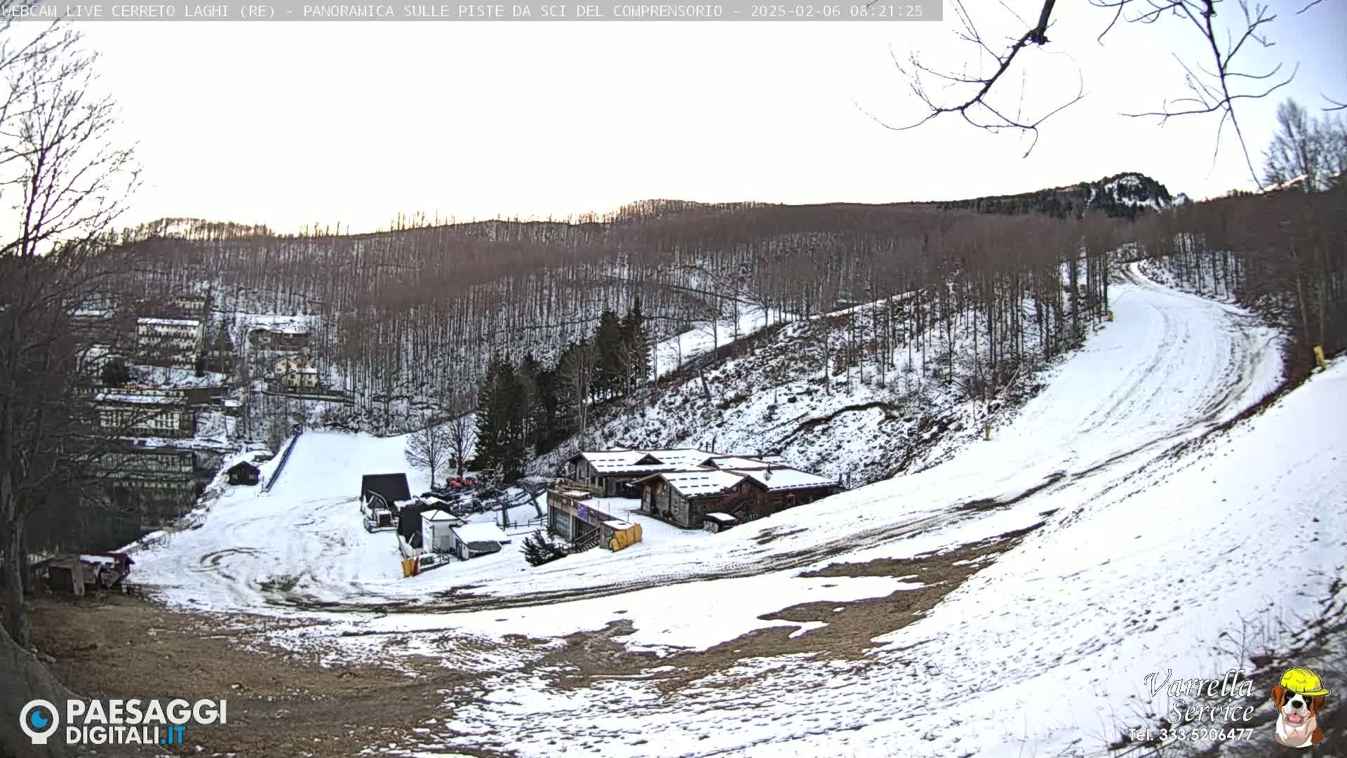  Cerreto Laghi Lakes & Ski Lifts Live Cam -  Reggio Emilia, Emilia-Romagna, Italy