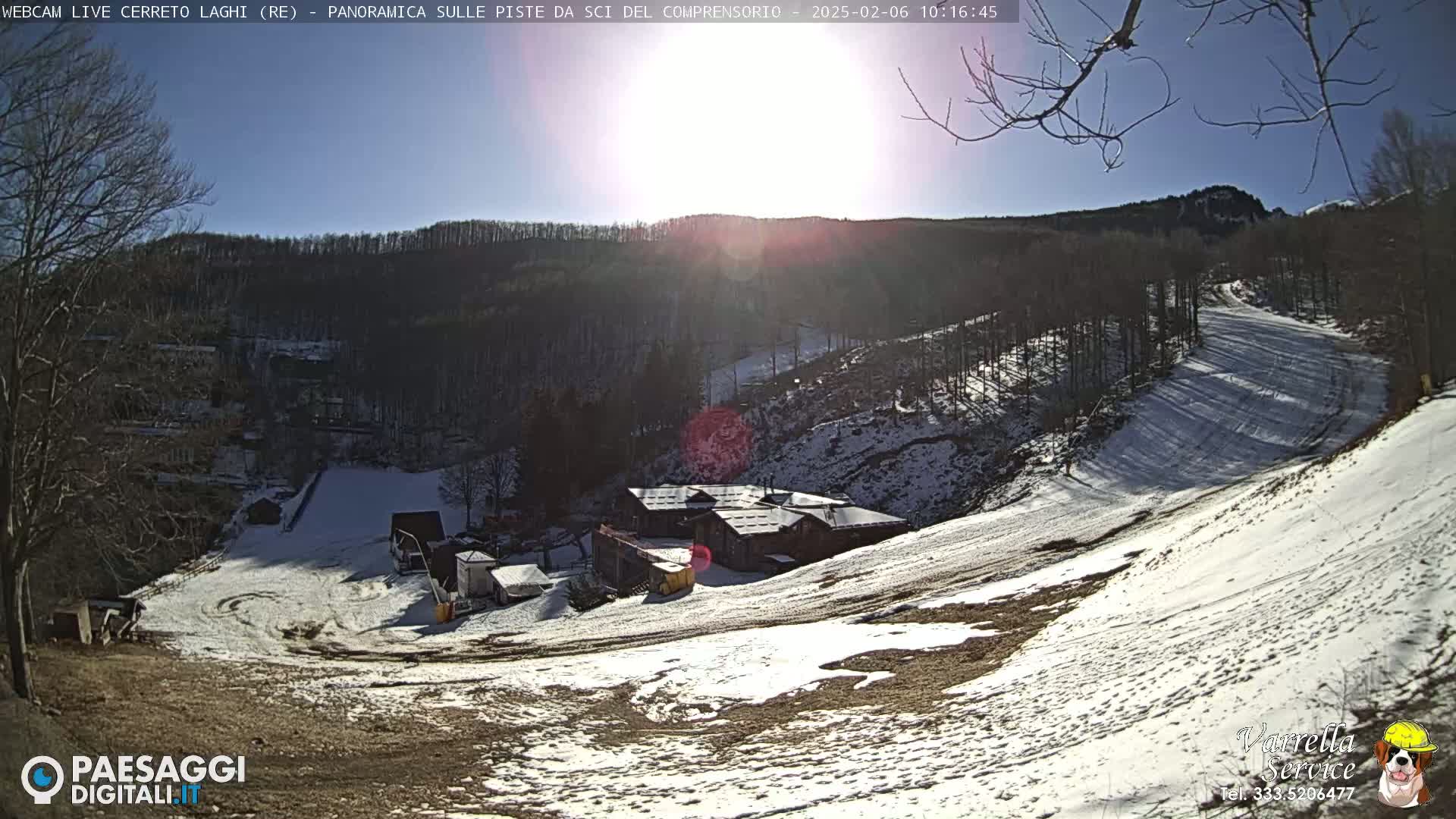  Cerreto Laghi Lakes & Ski Lifts Live Cam -  Reggio Emilia, Emilia-Romagna, Italy