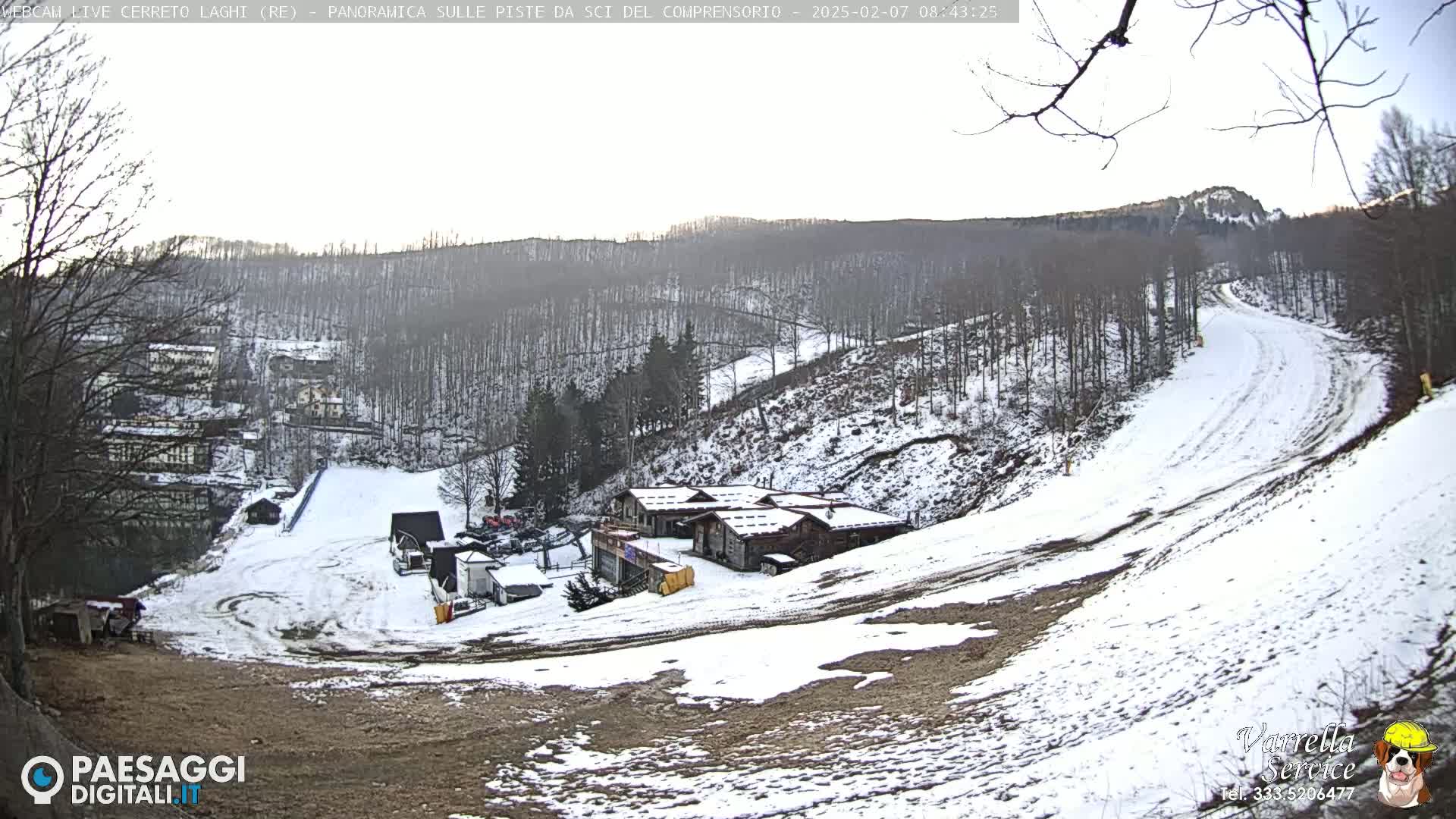  Cerreto Laghi Lakes & Ski Lifts Live Cam -  Reggio Emilia, Emilia-Romagna, Italy