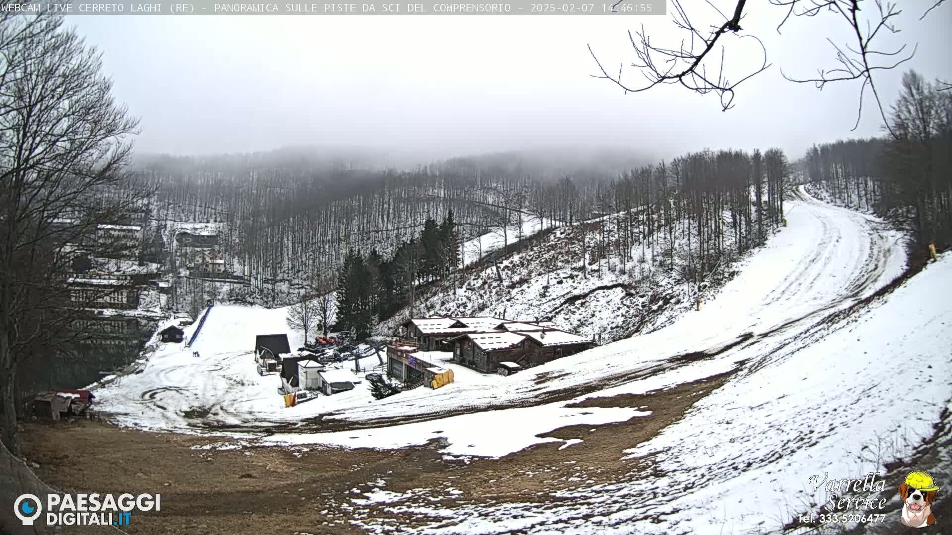  Cerreto Laghi Lakes & Ski Lifts Live Cam -  Reggio Emilia, Emilia-Romagna, Italy