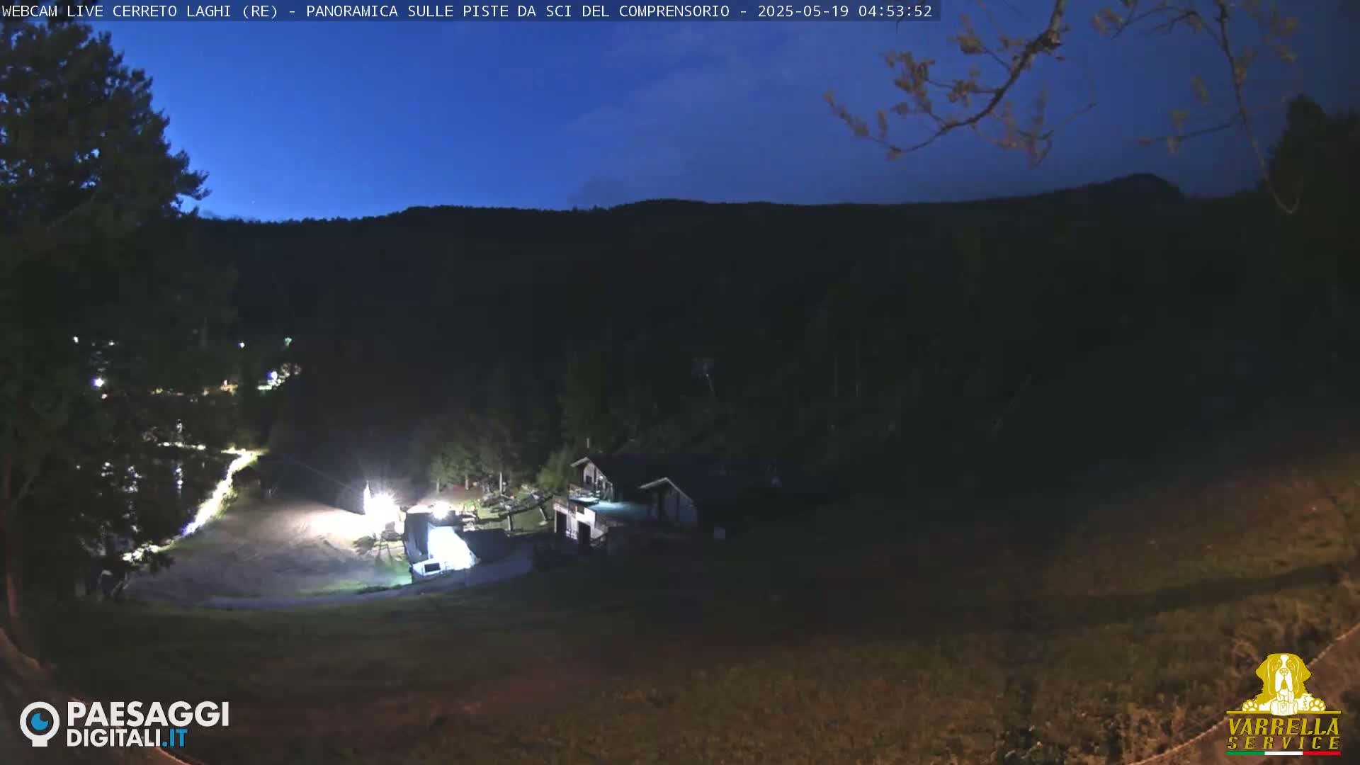  Cerreto Laghi Lakes & Ski Lifts Live Cam -  Reggio Emilia, Emilia-Romagna, Italy