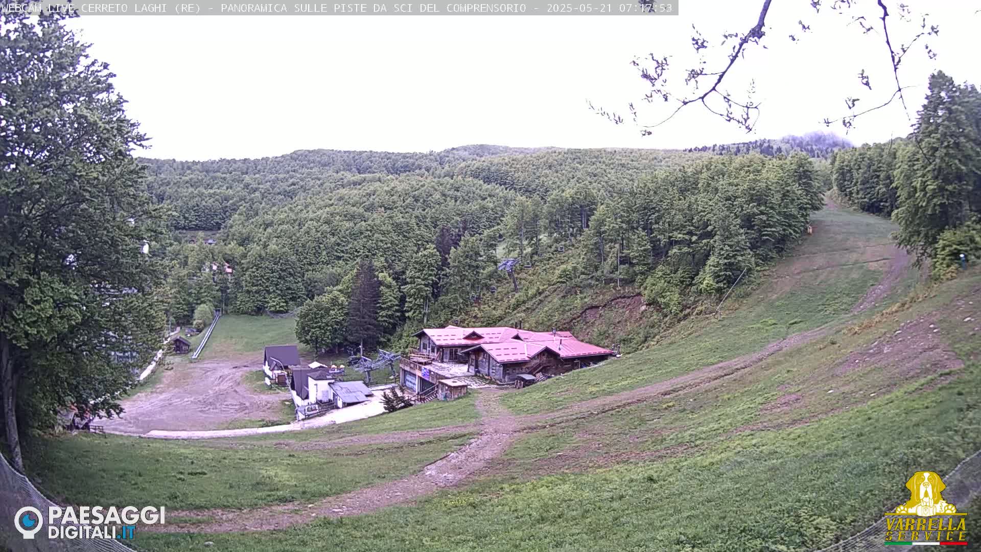  Cerreto Laghi Lakes & Ski Lifts Live Cam -  Reggio Emilia, Emilia-Romagna, Italy
