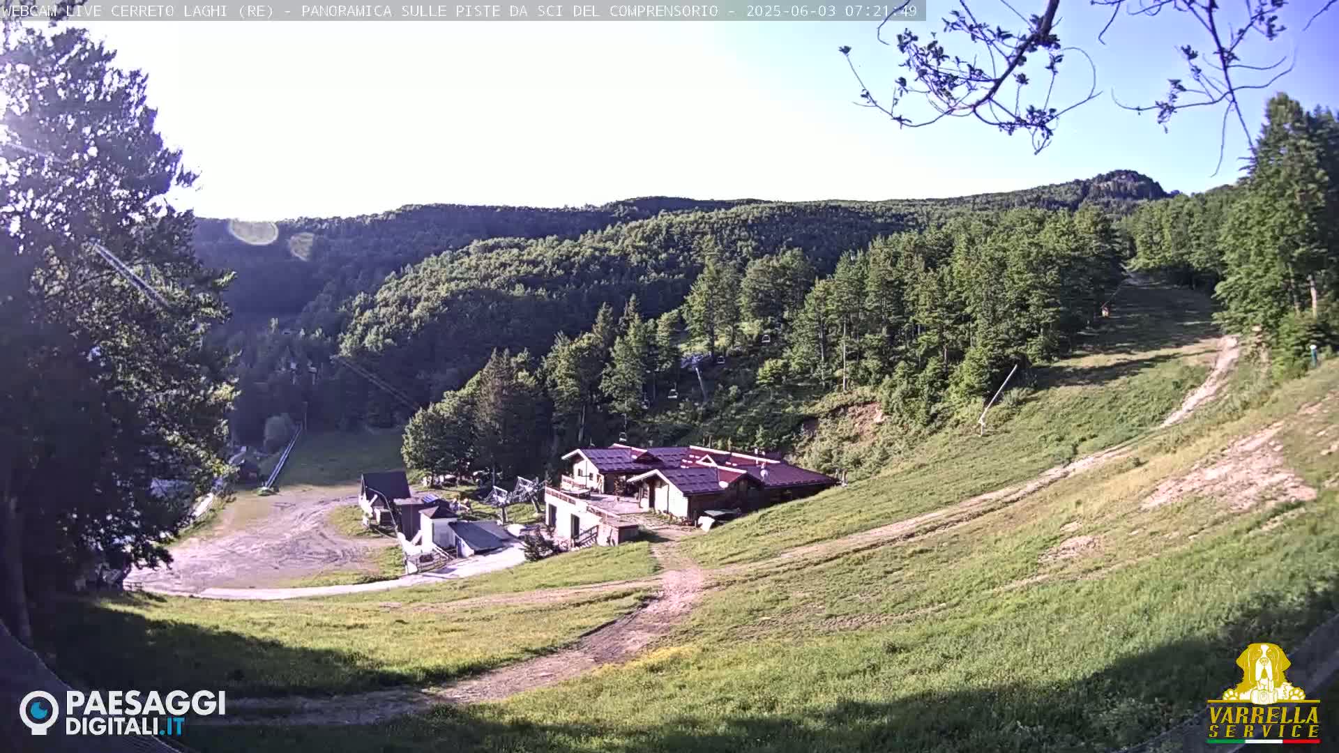  Cerreto Laghi Lakes & Ski Lifts Live Cam -  Reggio Emilia, Emilia-Romagna, Italy